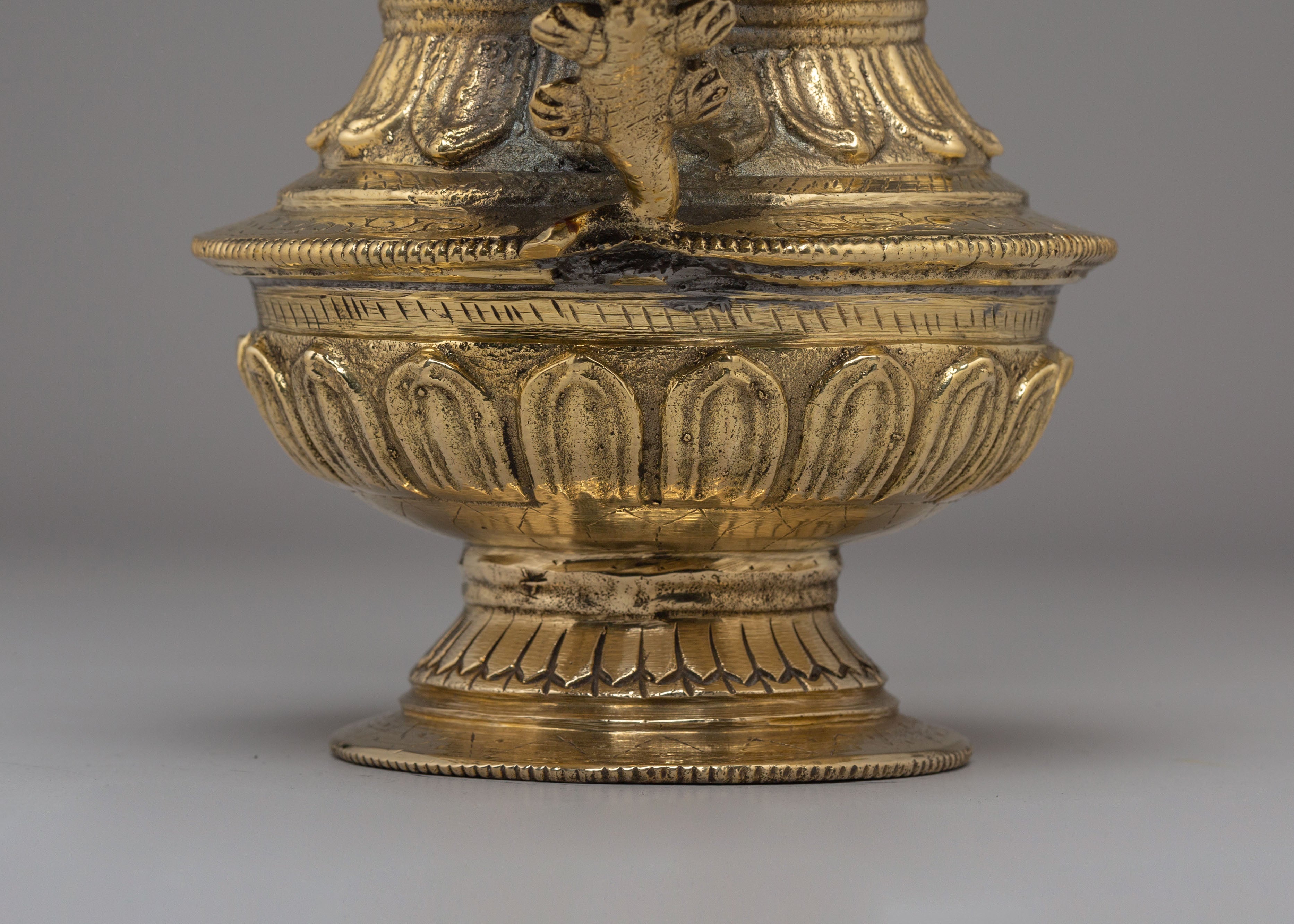 Traditional Nepali Sukunda | Handcrafted Brass Ganesh Lamp
