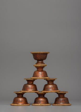 Traditional Tibetan Offering Bowls