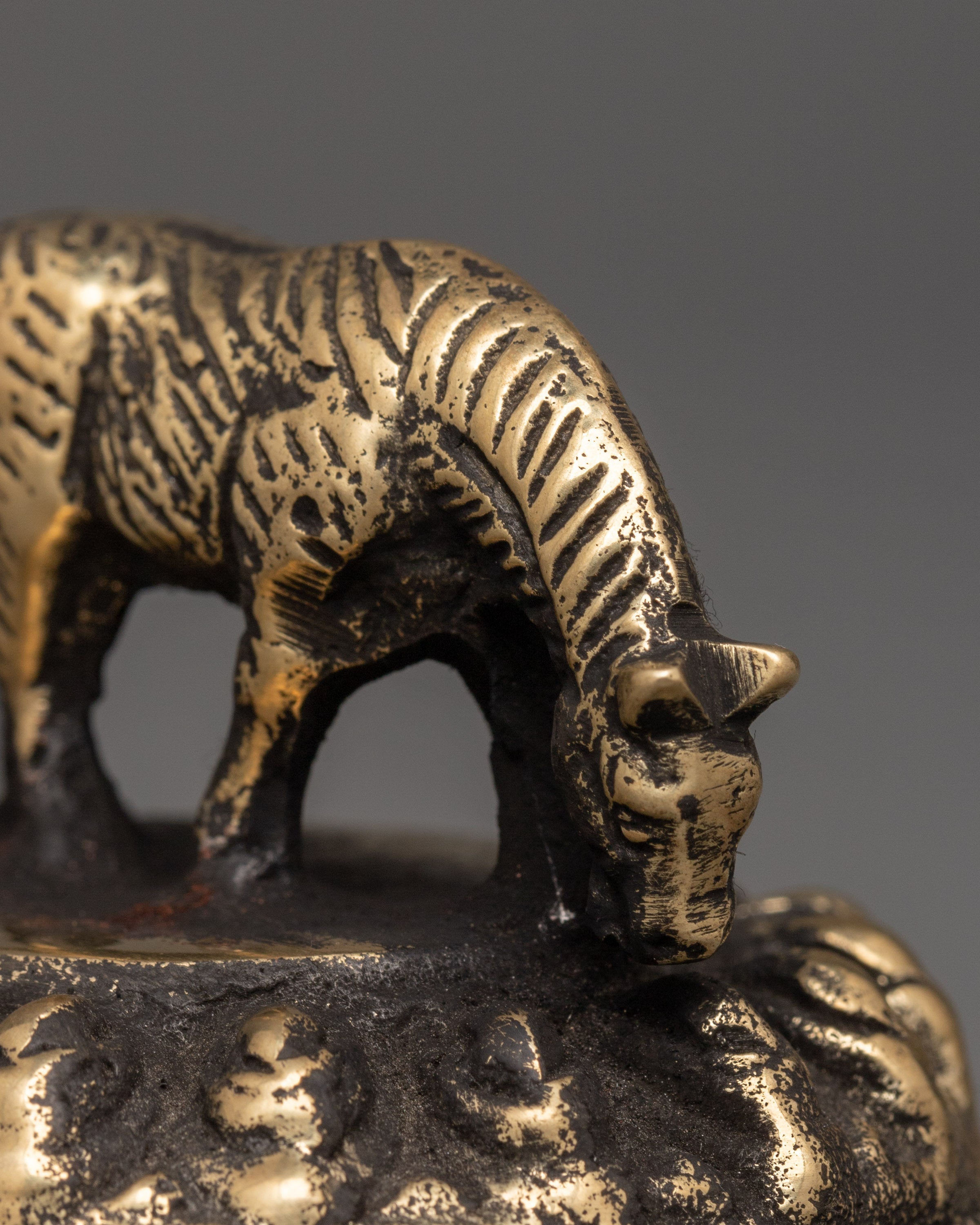 Mini Brass Horse Statue | Handcrafted Spiritual Animal Figurine