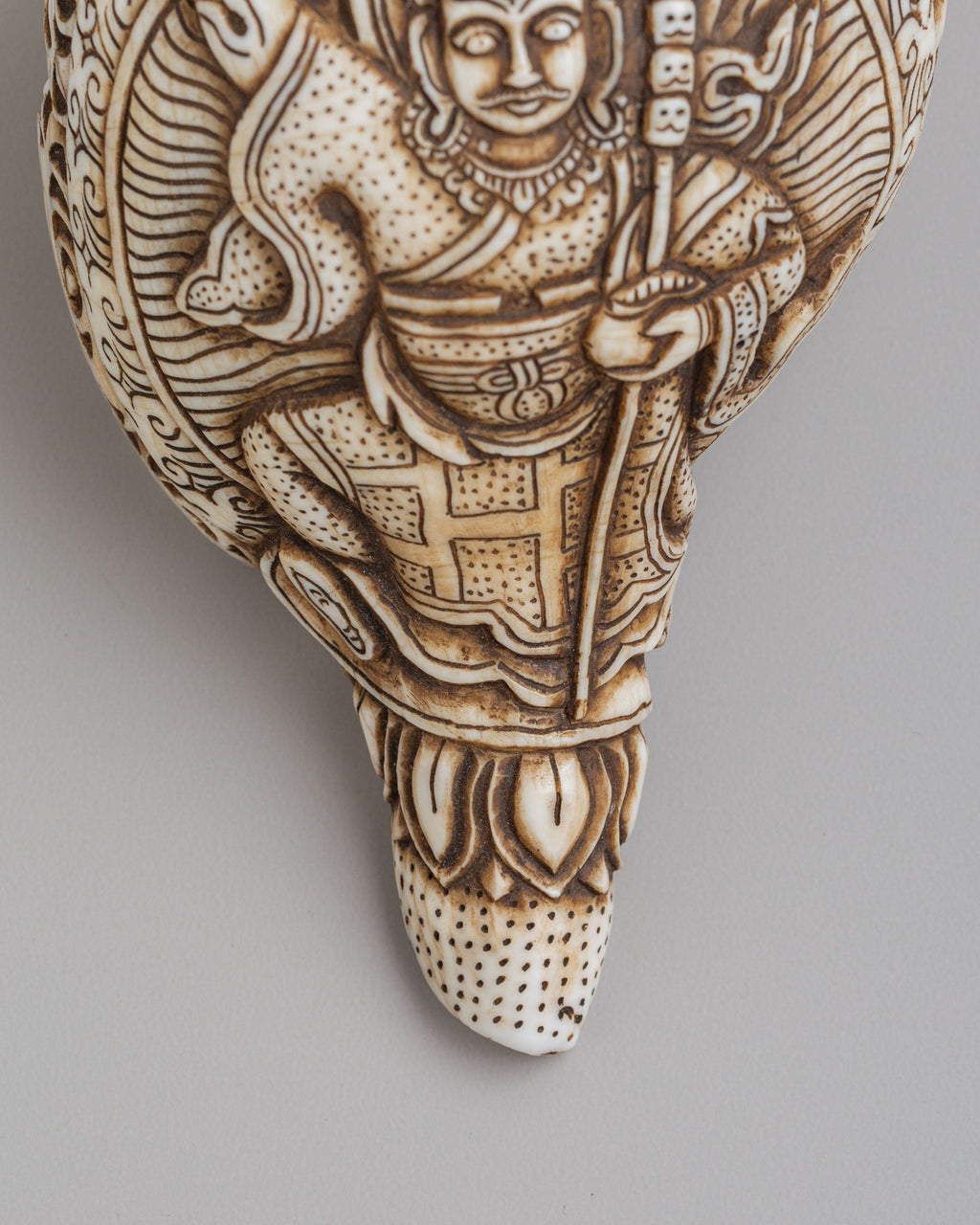Conch Shell Ritual Traditional Handmade Conch Shell | Sacred Buddhist Ritual Symbol