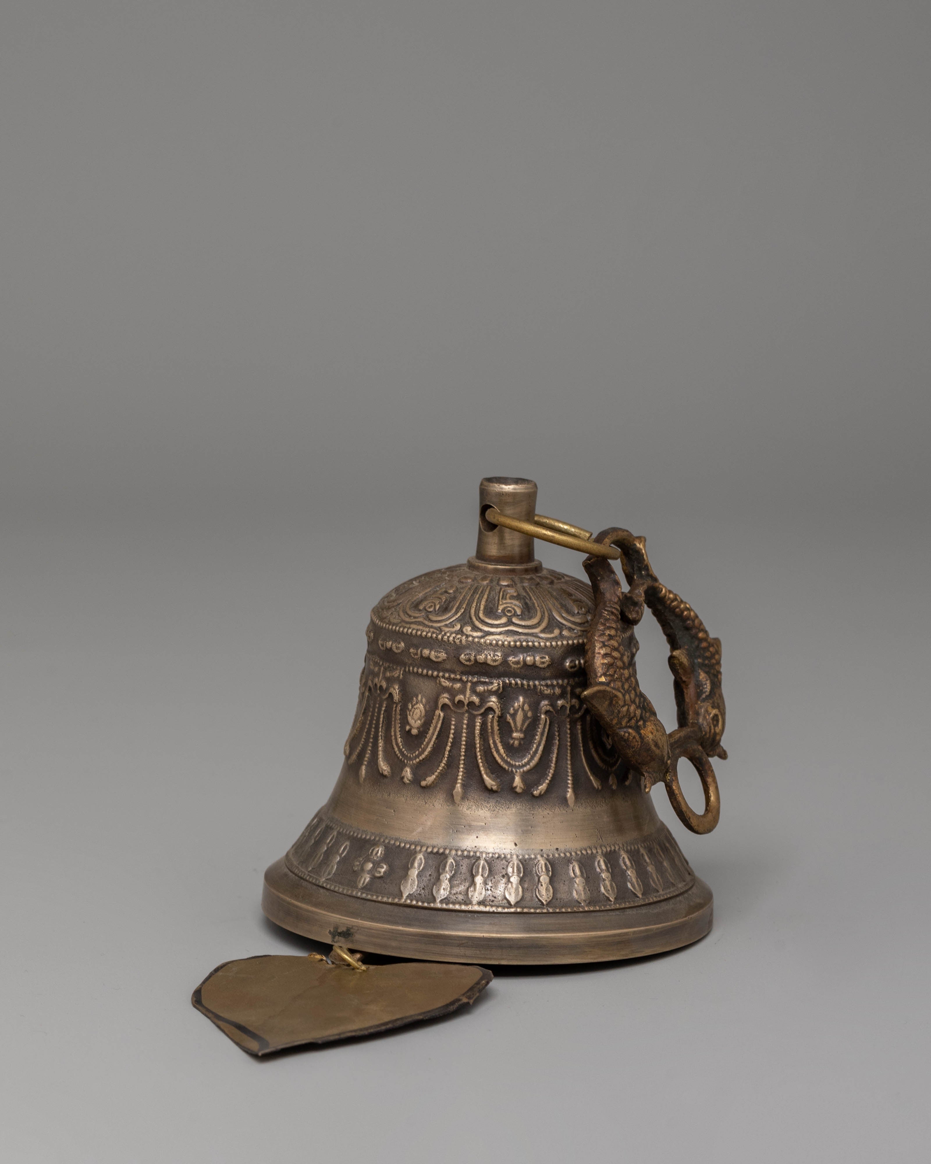 Handmade Buddhist Hanging Bell for Altar Decor