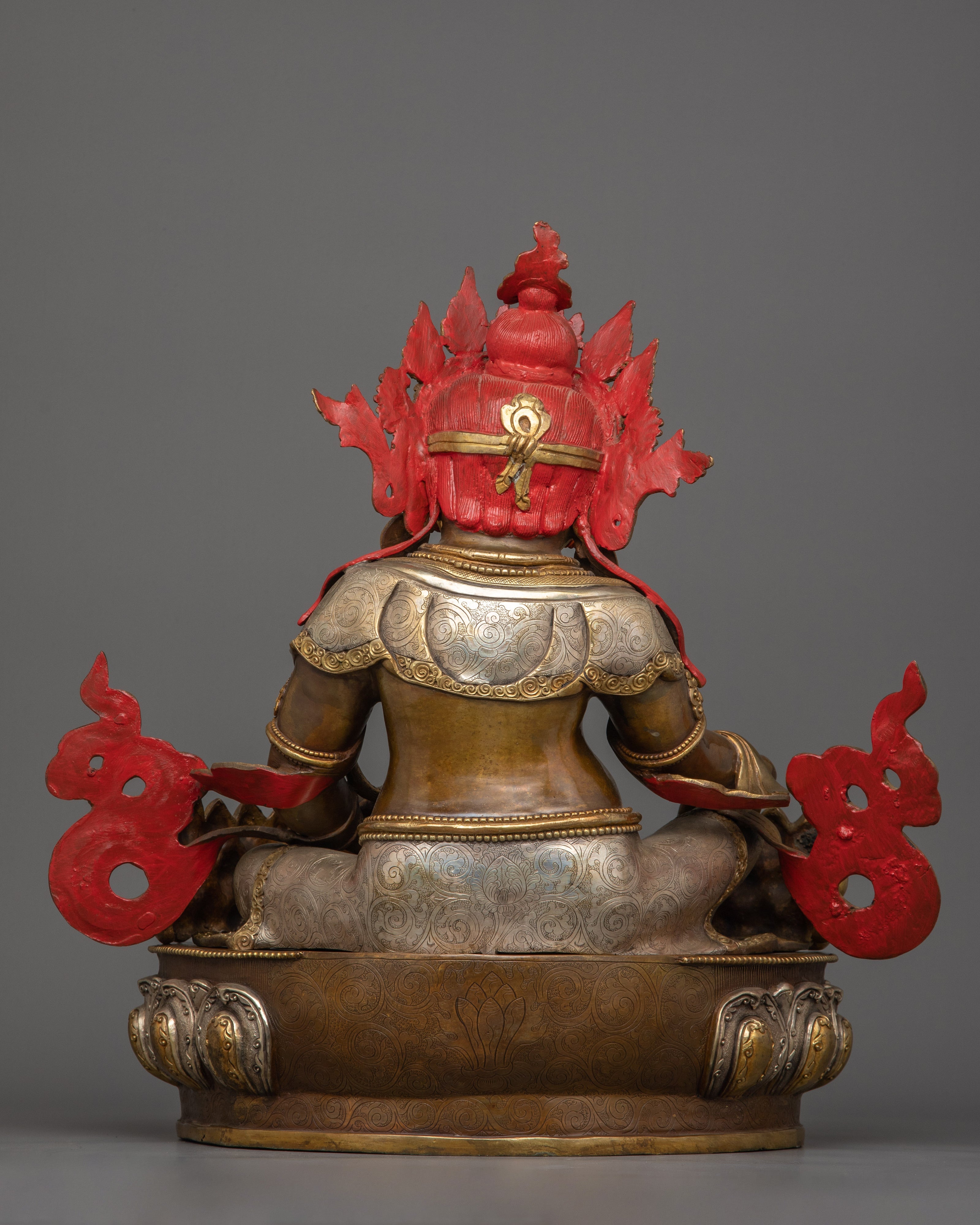 Dzambhala Buddhist Wealth Deity Figurine | The Guardian of Prosperity