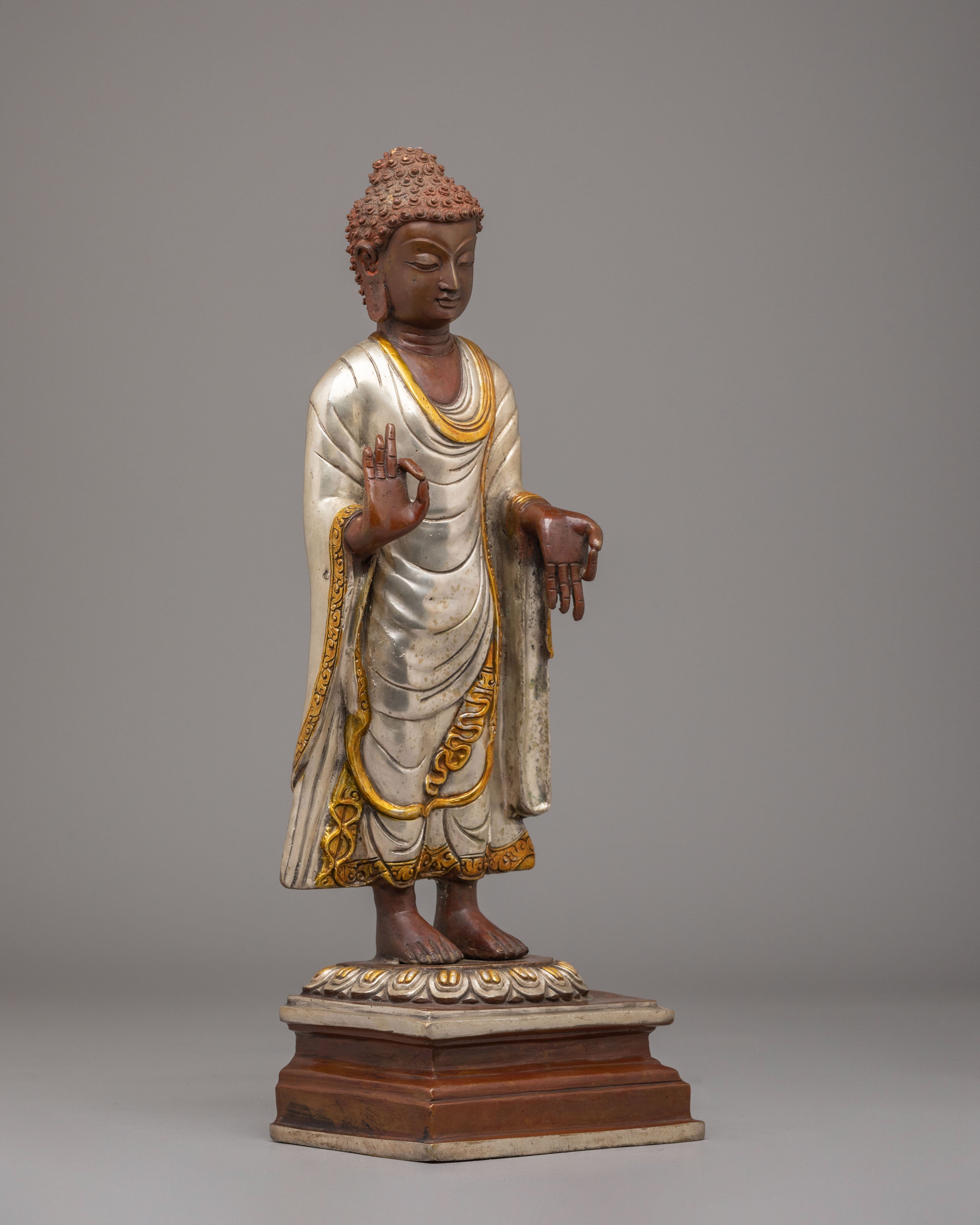 Lamp Bearer dipankara Buddha Statue  | Tibetan Gelug Master Tsongkhapa