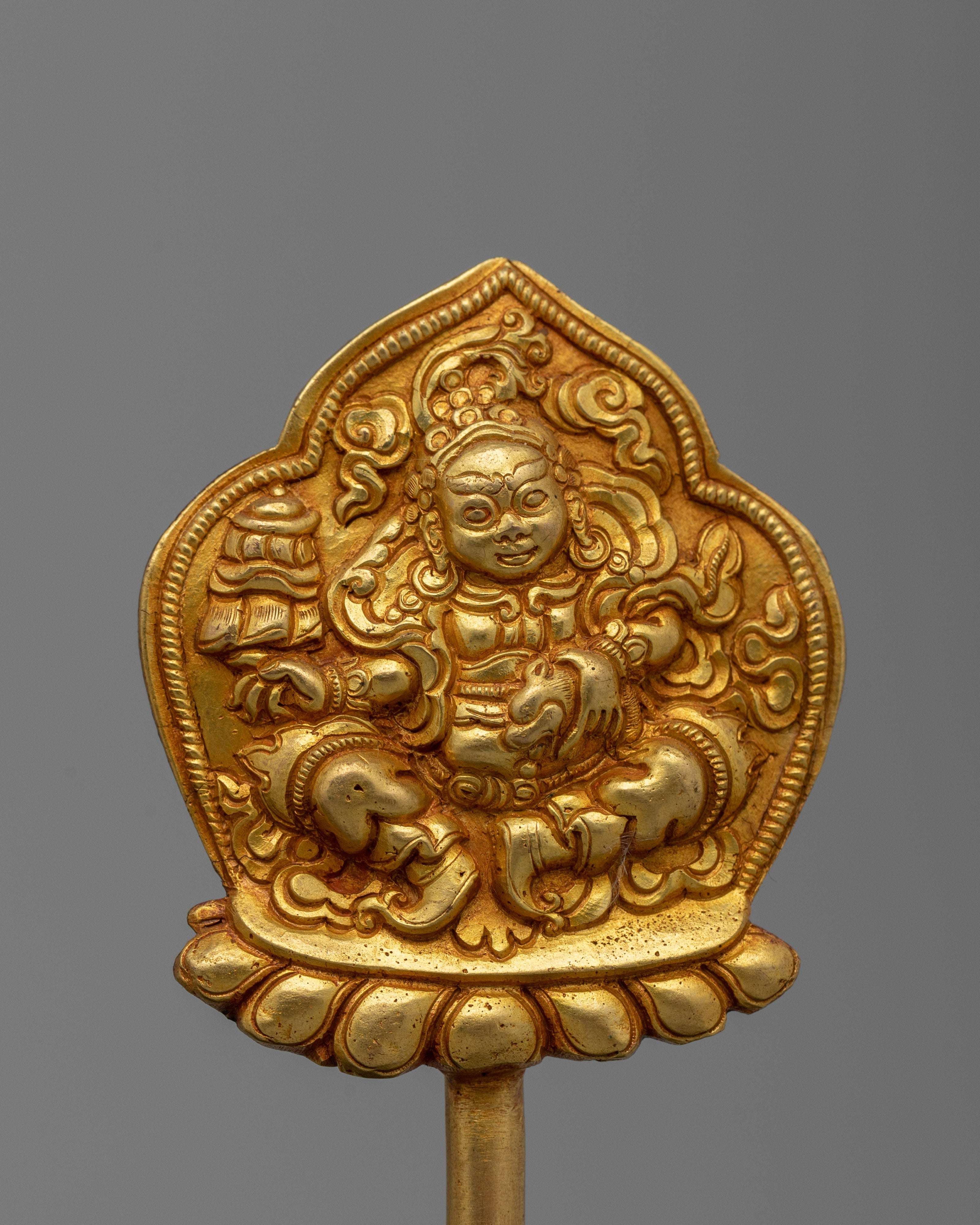 Sacred Dzambhala Statue with Stand | Guardian of Prosperity and Spiritual Wealth