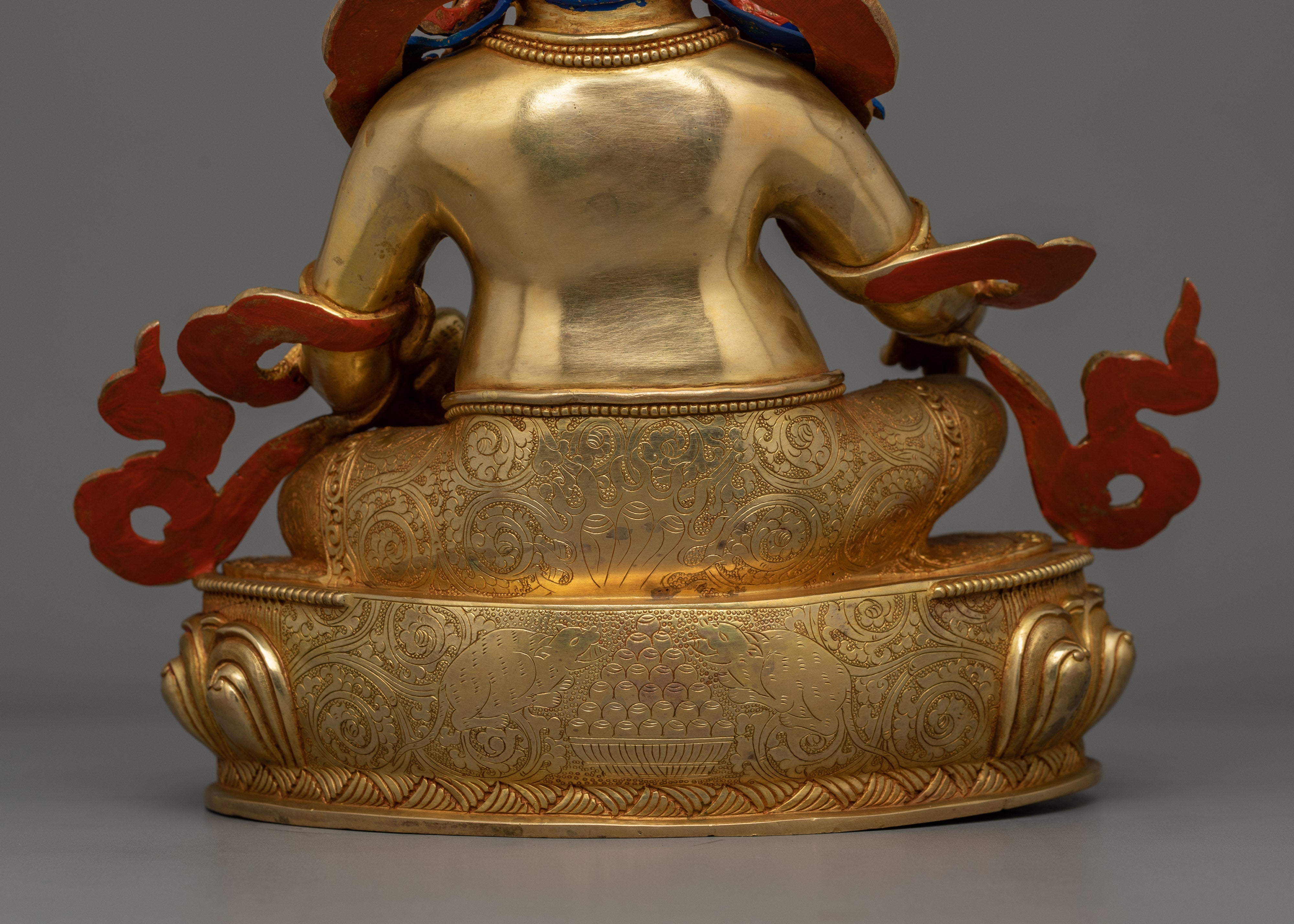 Sculpture of Wealth Deity Dzambhala | Buddha of Prosperity and Abundance