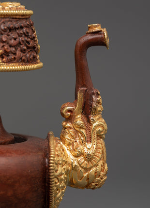 Gold-Plated Bhumba Ritual Set | Sacred Ritual Decor