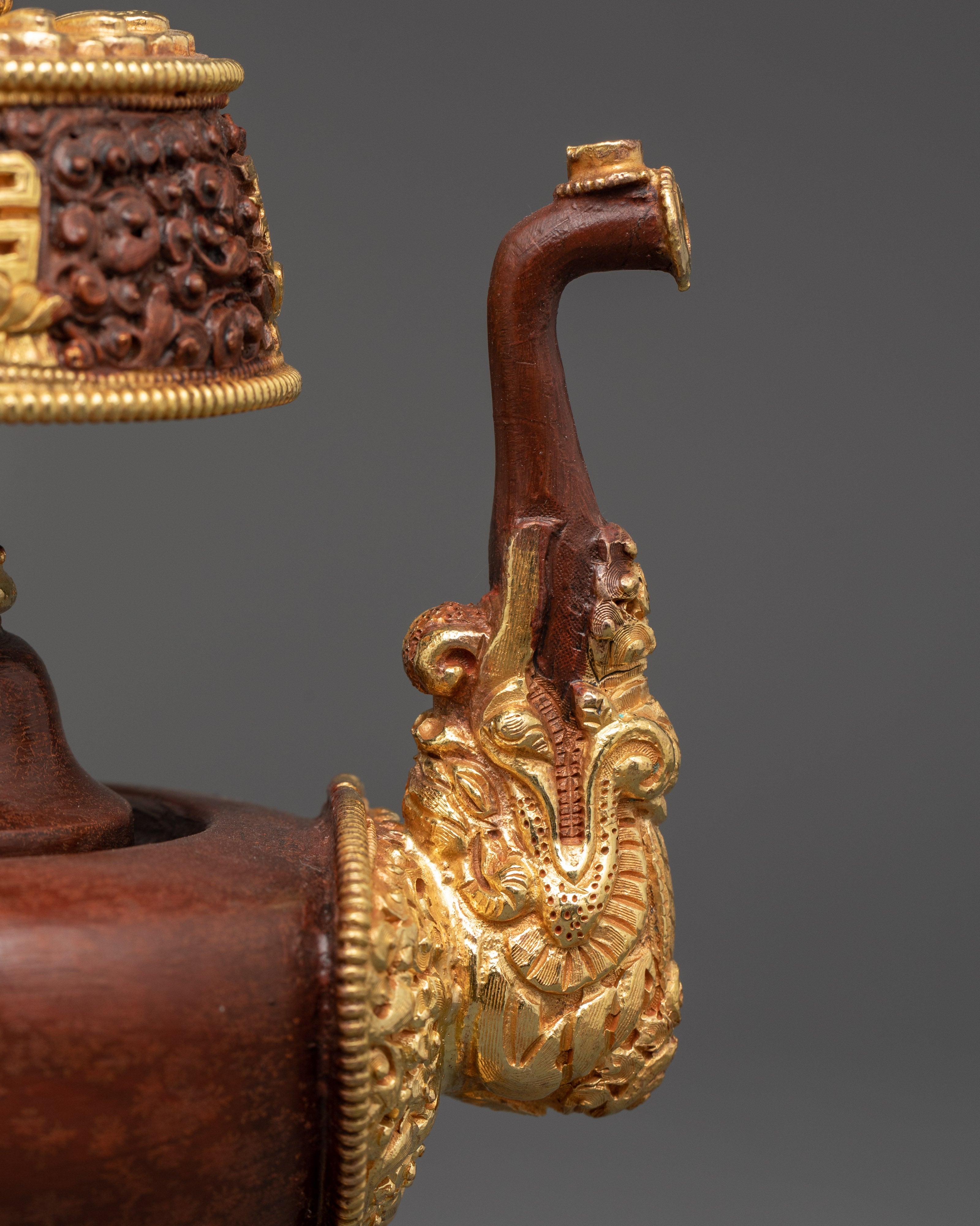 Gold-Plated Bhumba Ritual Set | Sacred Ritual Decor