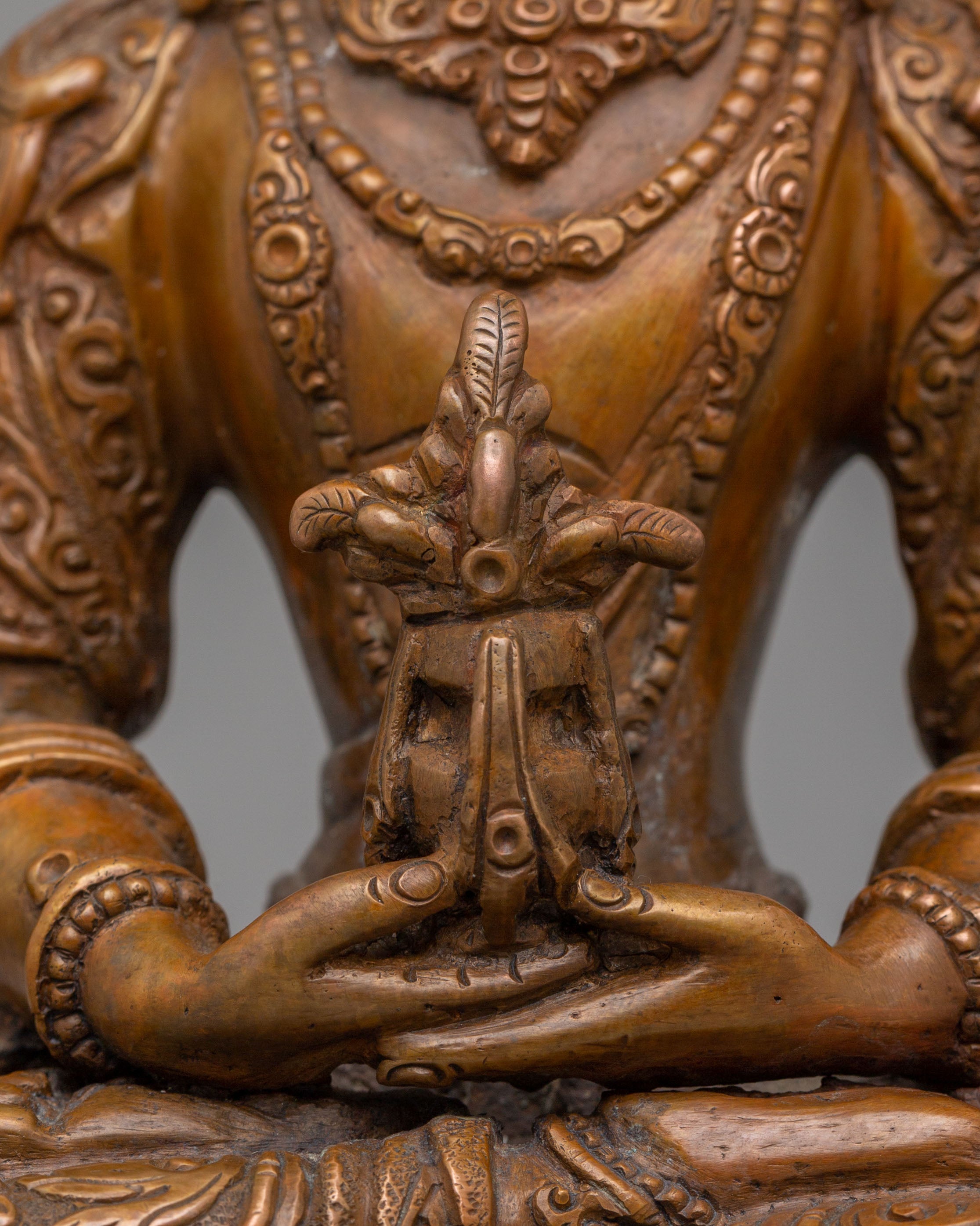 Handcrafted Tibetan Amitayus Statue | Symbol of Longevity