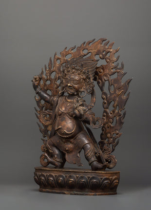 Bodhisattva Vajrapani Sculpture | The Guardian of Wisdom