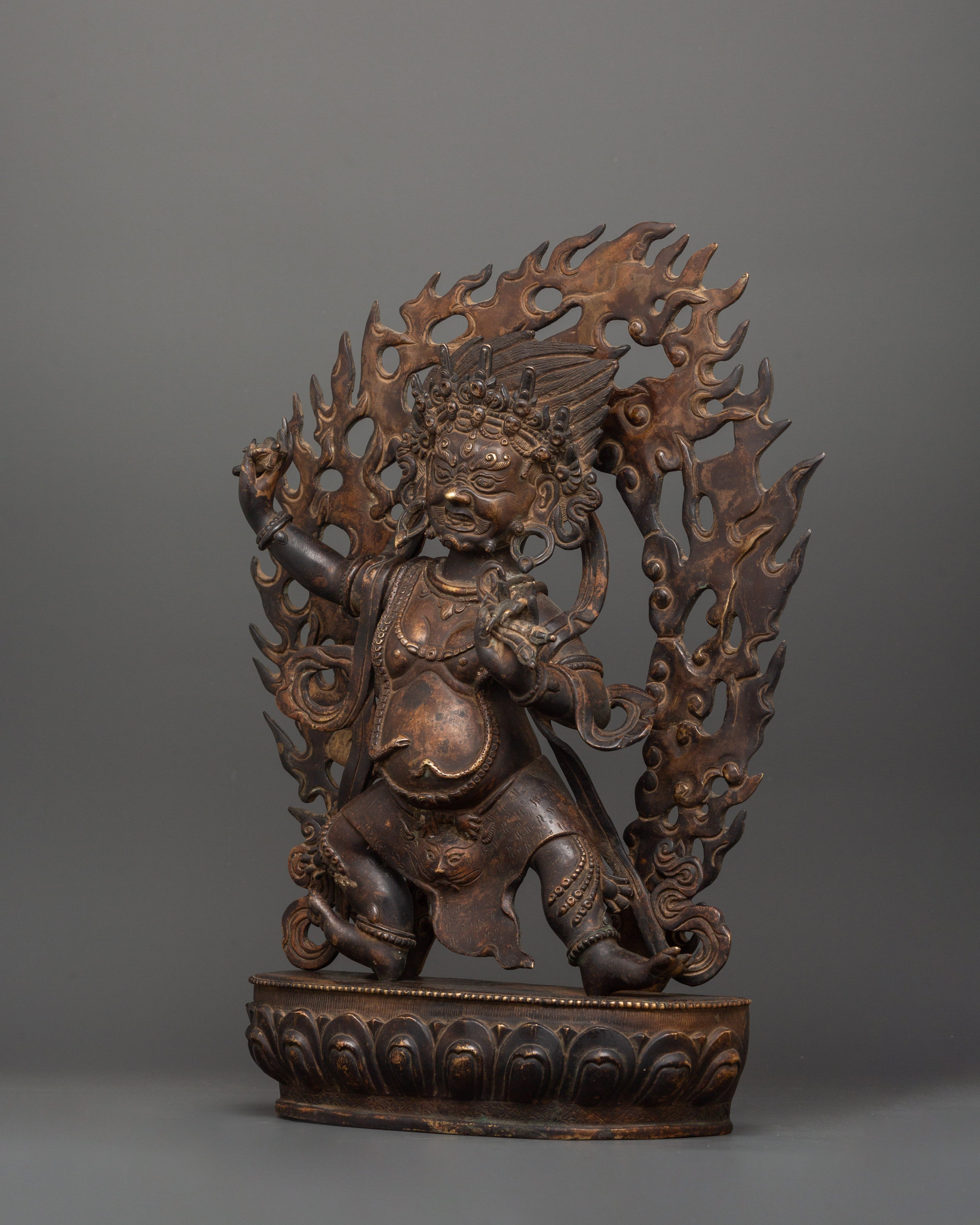 Bodhisattva Vajrapani Sculpture | The Guardian of Wisdom