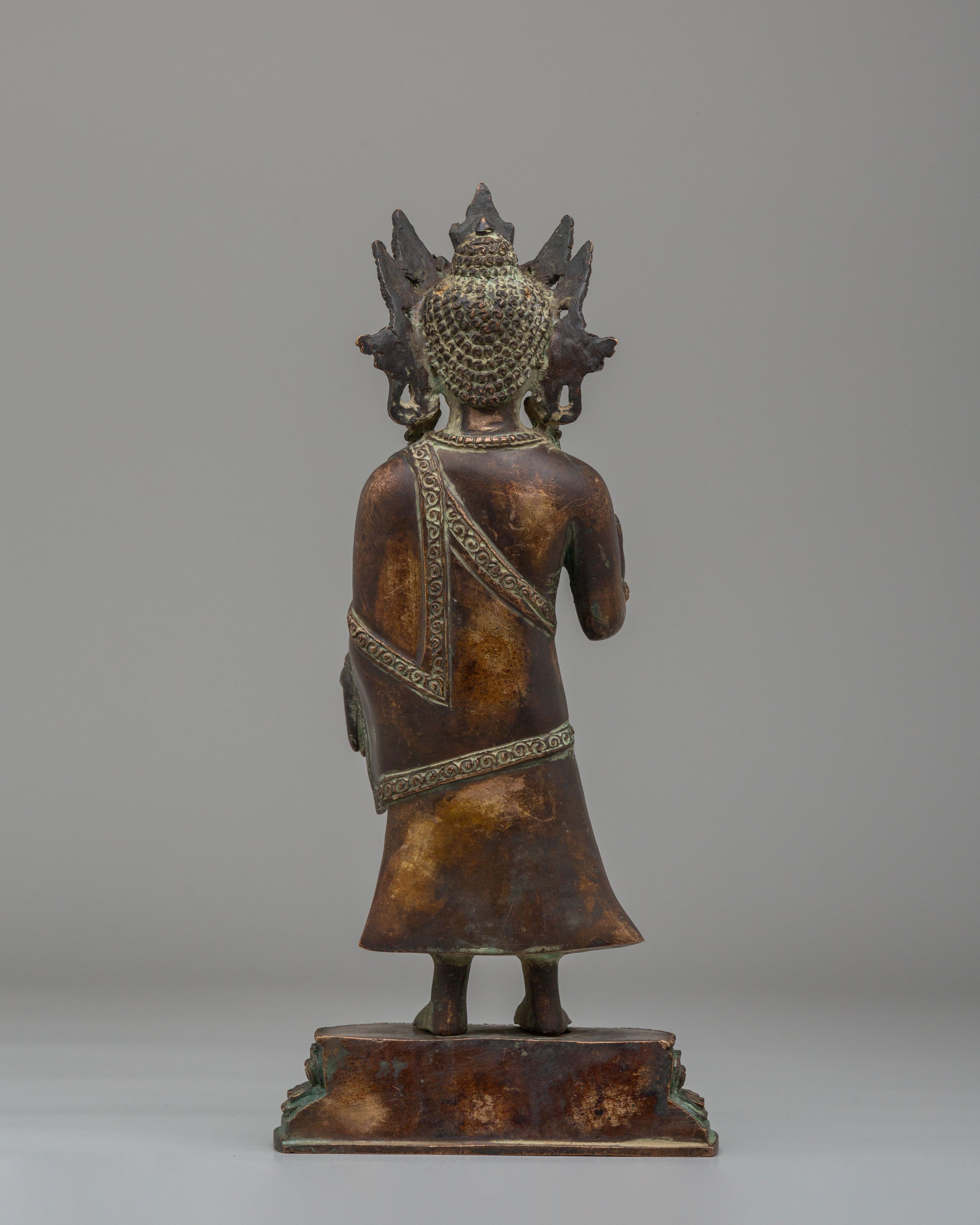 Himalayan Dipankara Buddha Statue | Symbol of Light and Wisdom