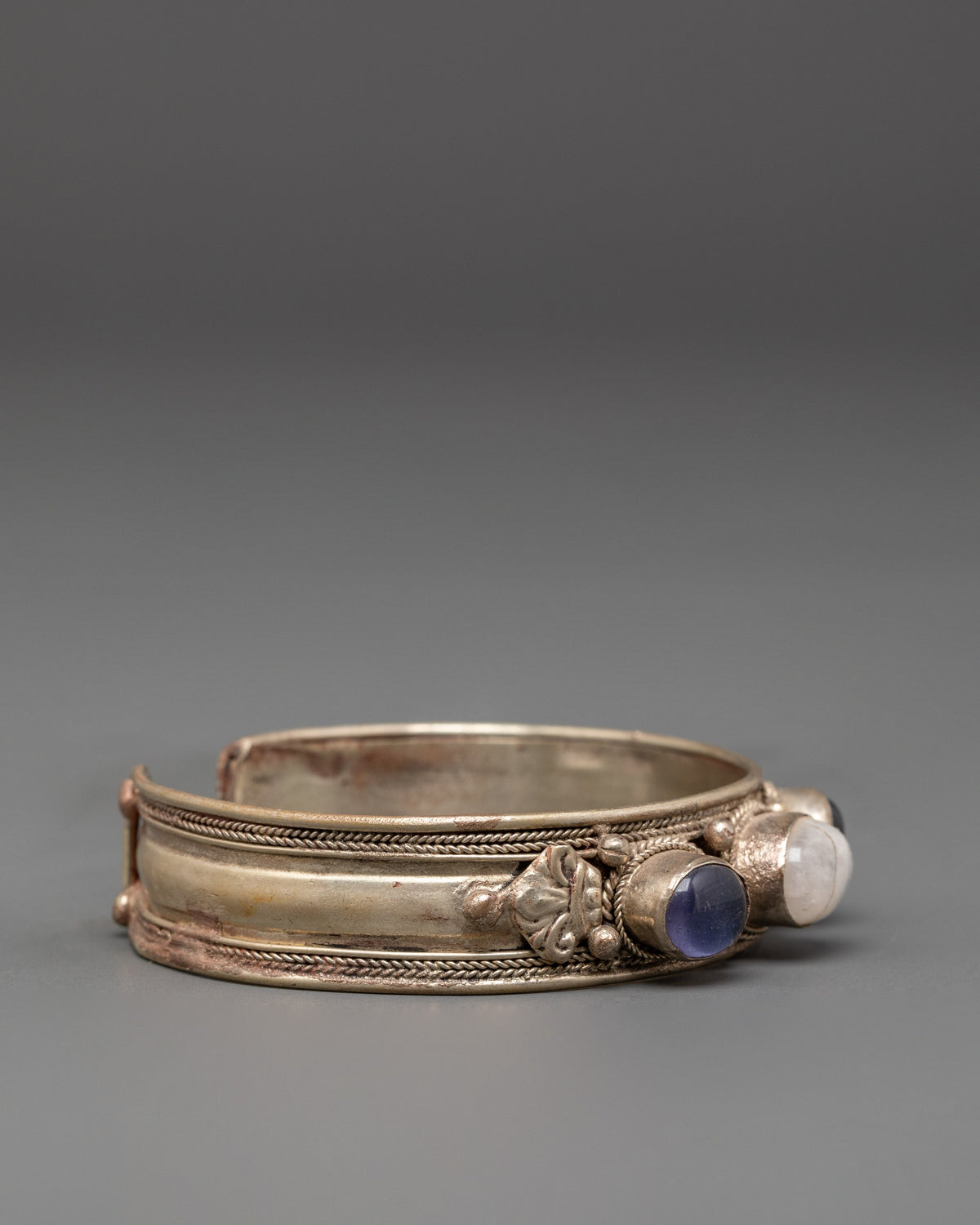 Traditional Himalayan Jewelry Bracelet | Gemstone Cuff