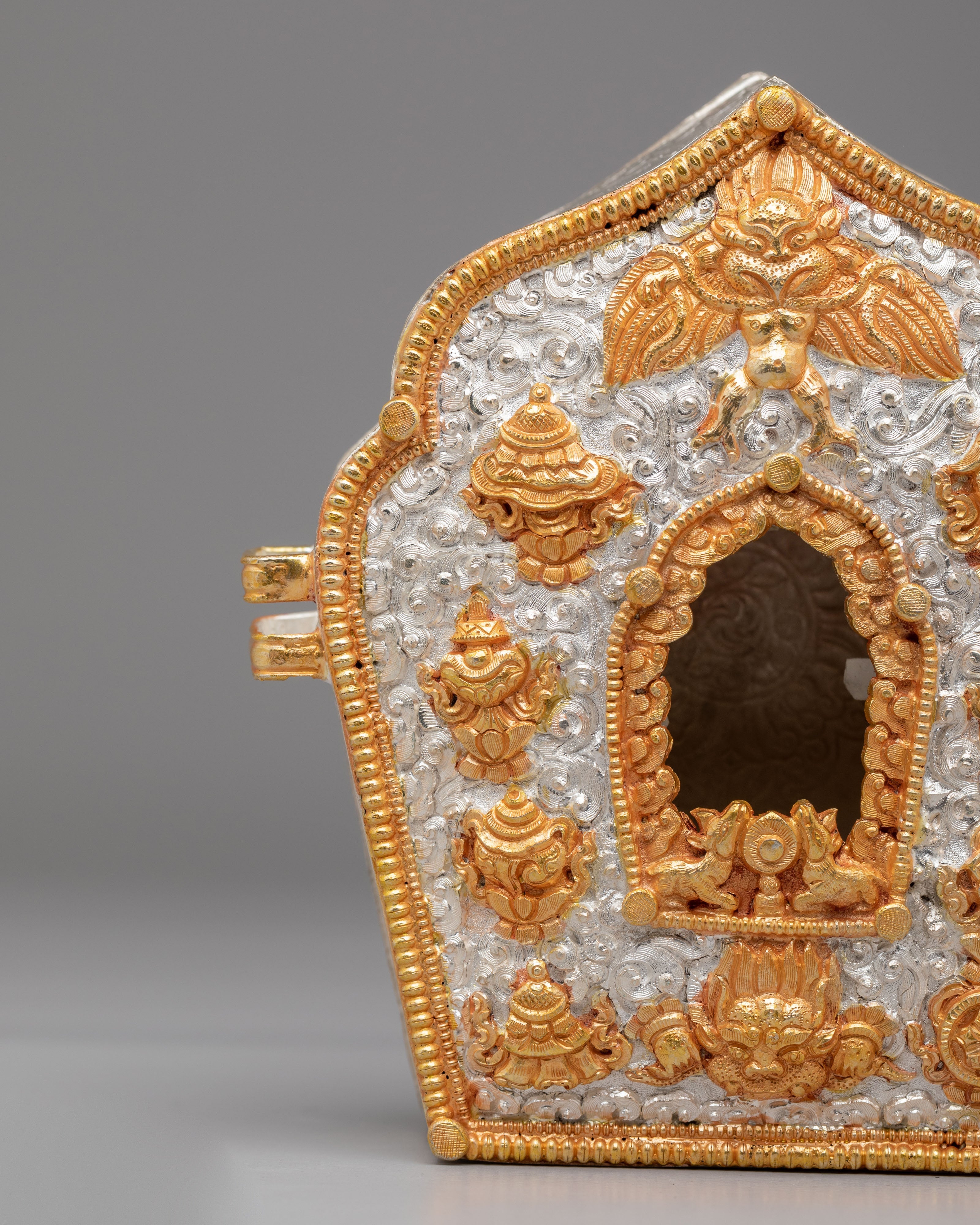 Handcrafted Ritual Ghau Box | Meditation & Spiritual Protection