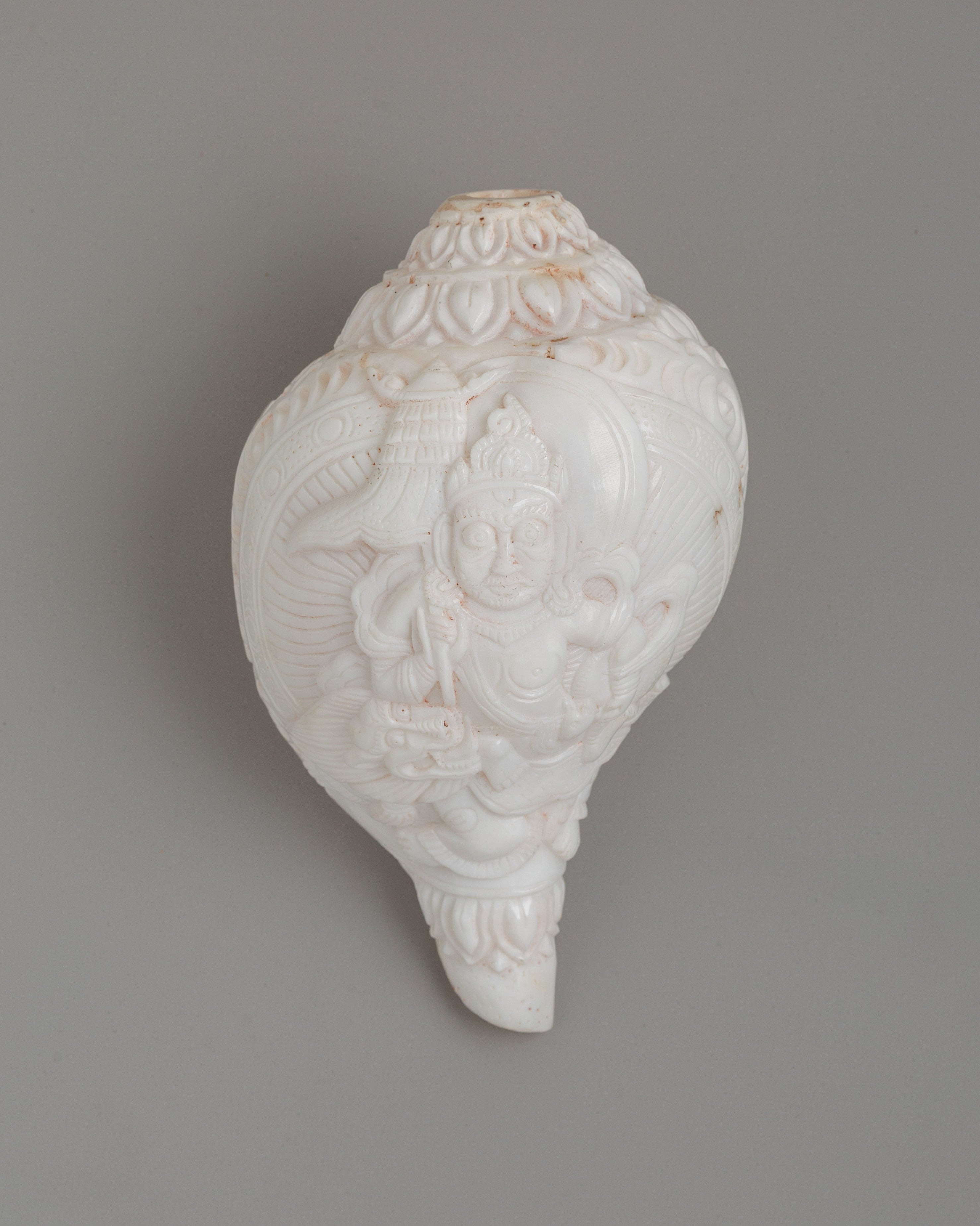 Religious Tibetan Conch Shell | Buddhist Offering Shell