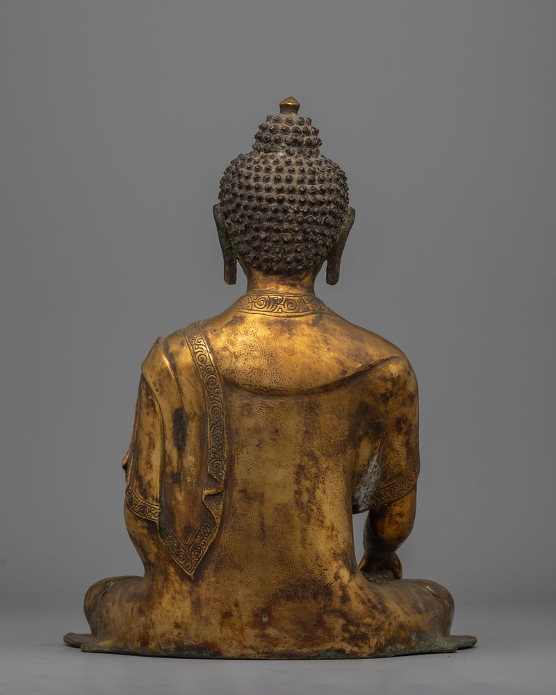 Elegant Shakyamuni Buddha Sculpture | Symbol of Wisdom and Serenity