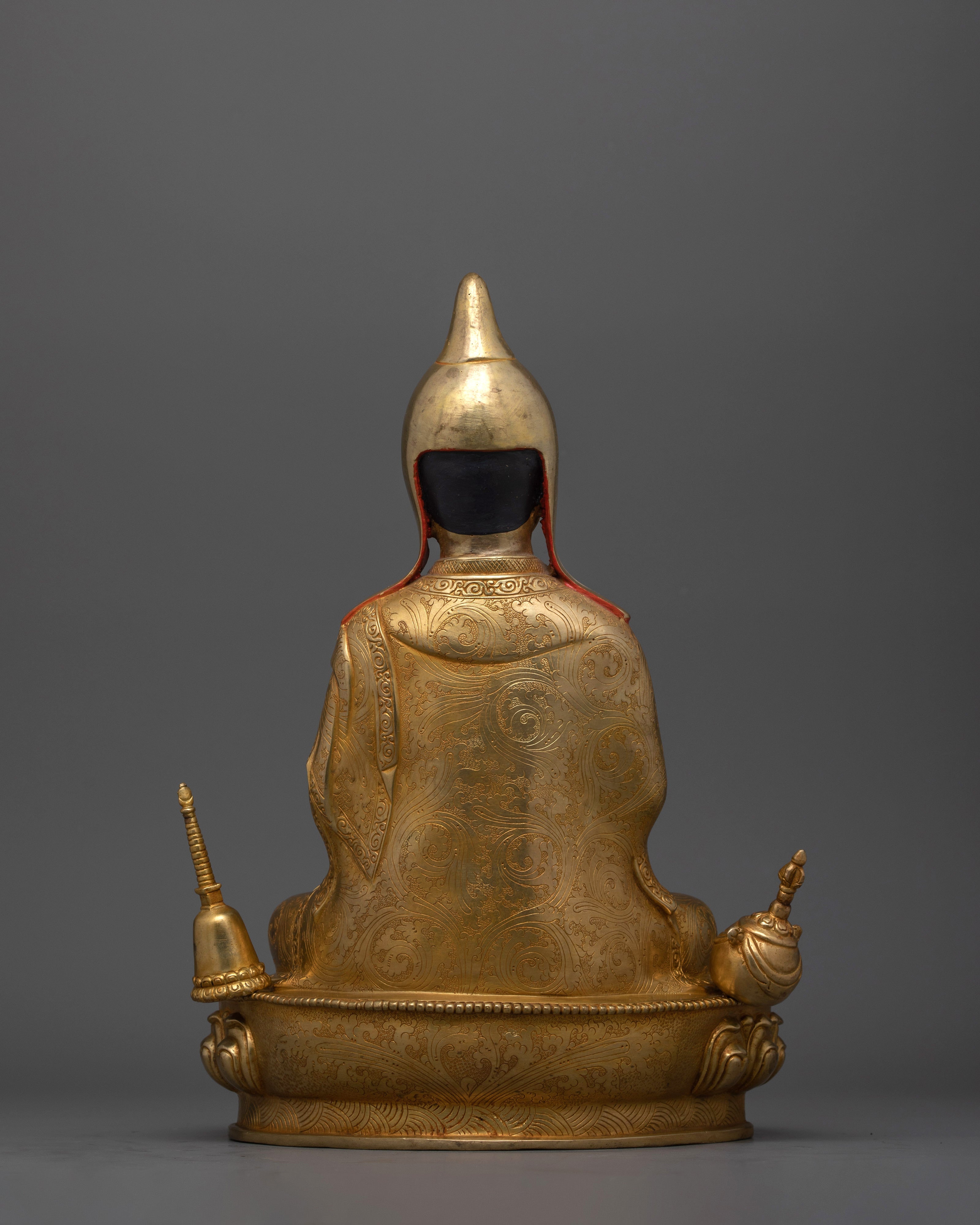 Buddhist Master Atisha Dipankara Statue | Traditional Handcrafted Buddhist Art