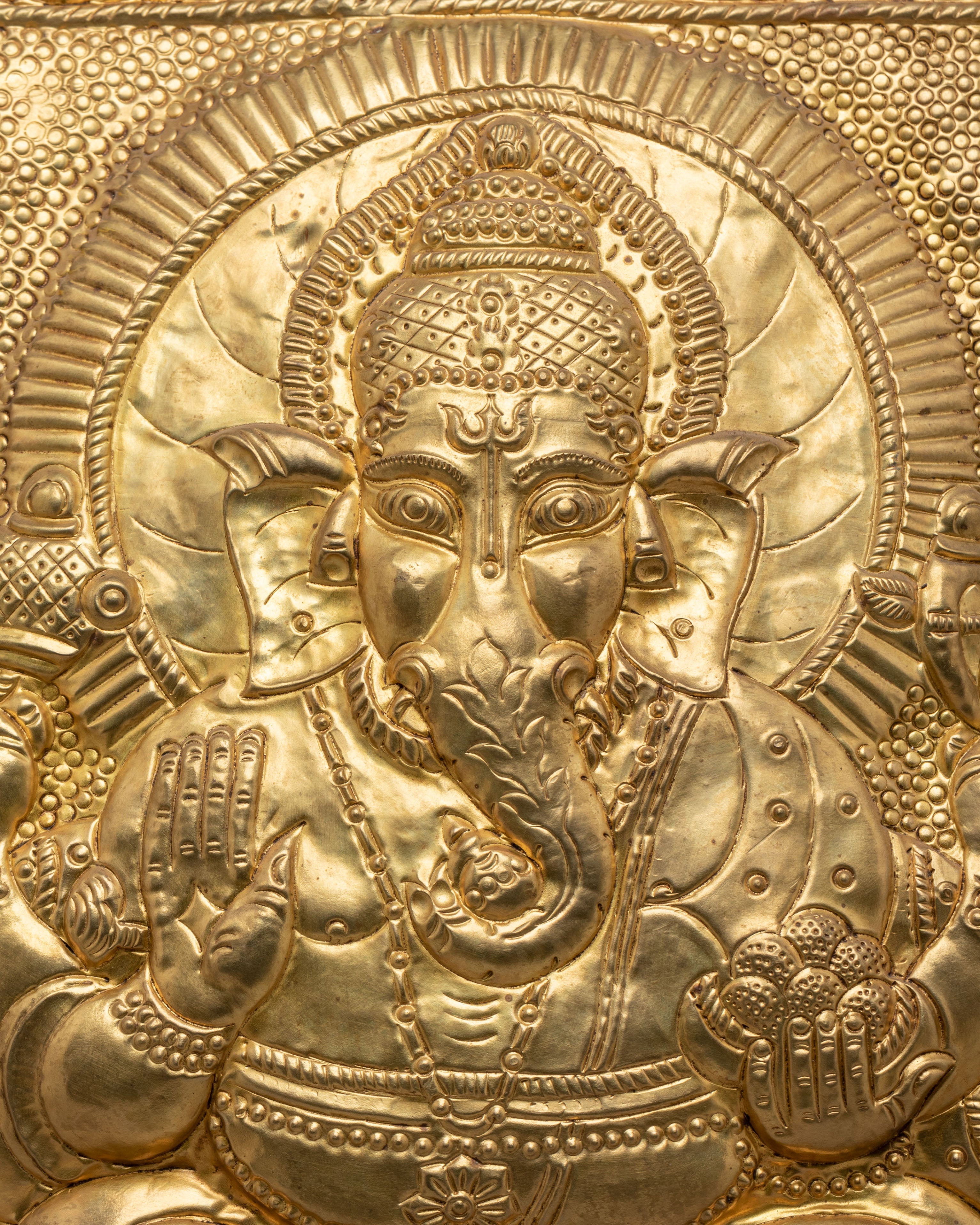 Traditional Ganesha Wall Hanging | Hindu Deity Art