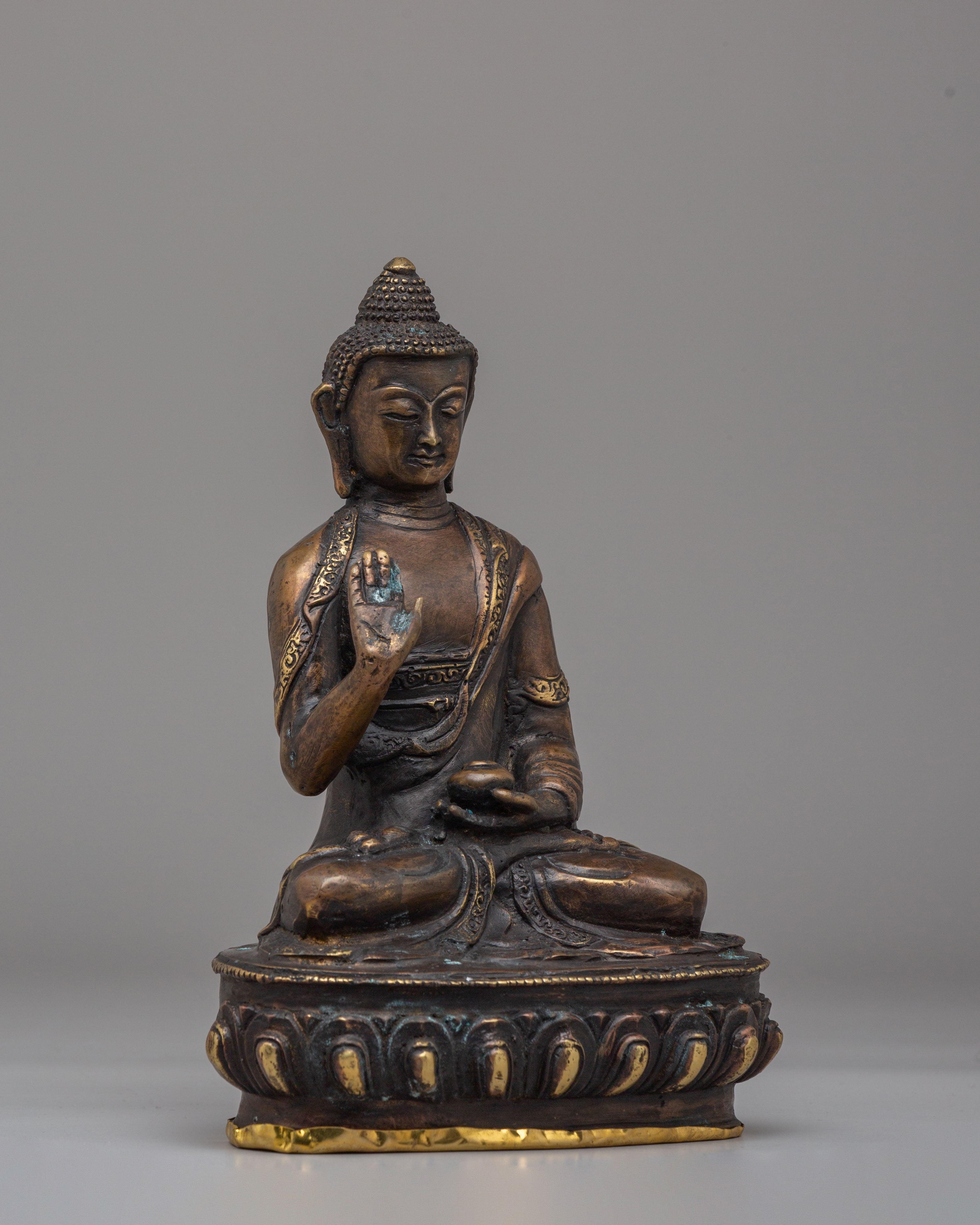 Amogasiddhi Meditation Deity Statue | Himalayan Buddhist Art
