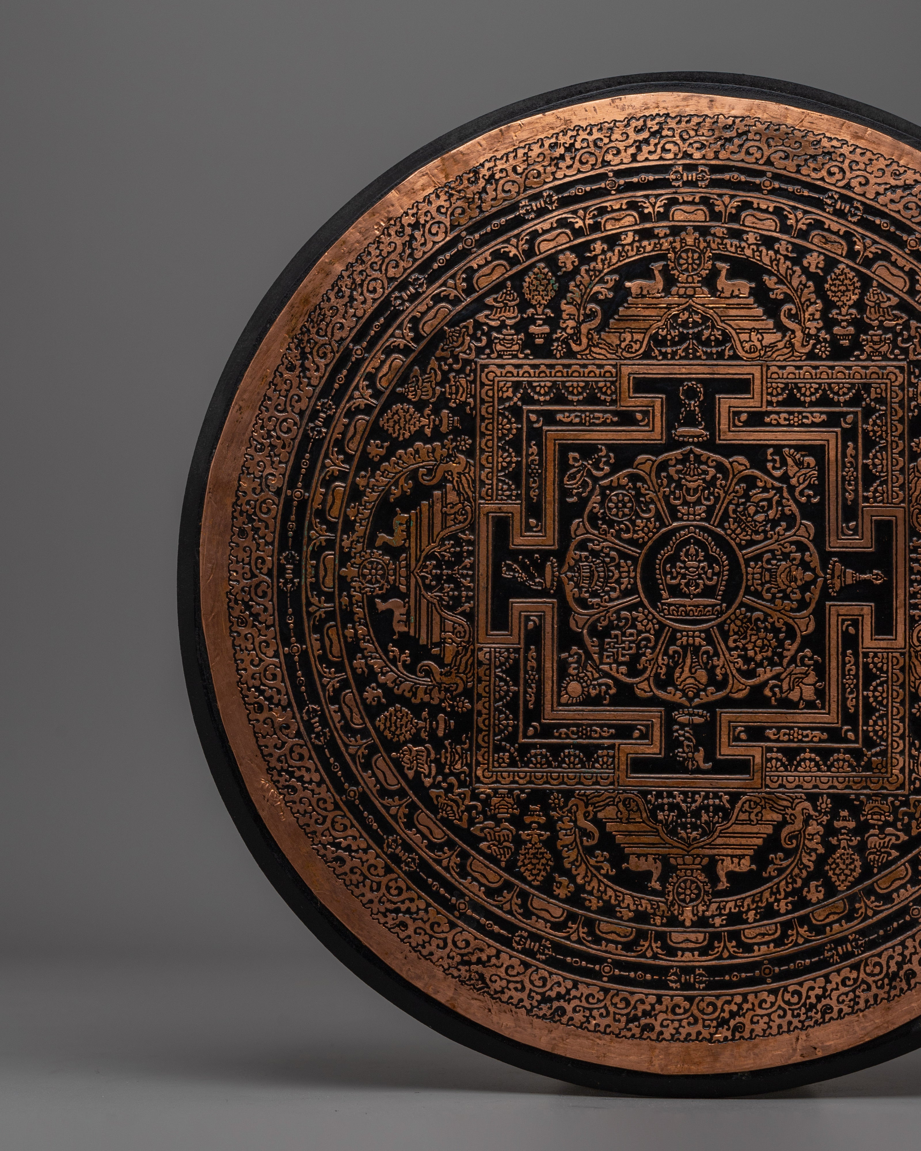 Copper Mandala Wall Decor | Spiritual Art for Sacred Décor