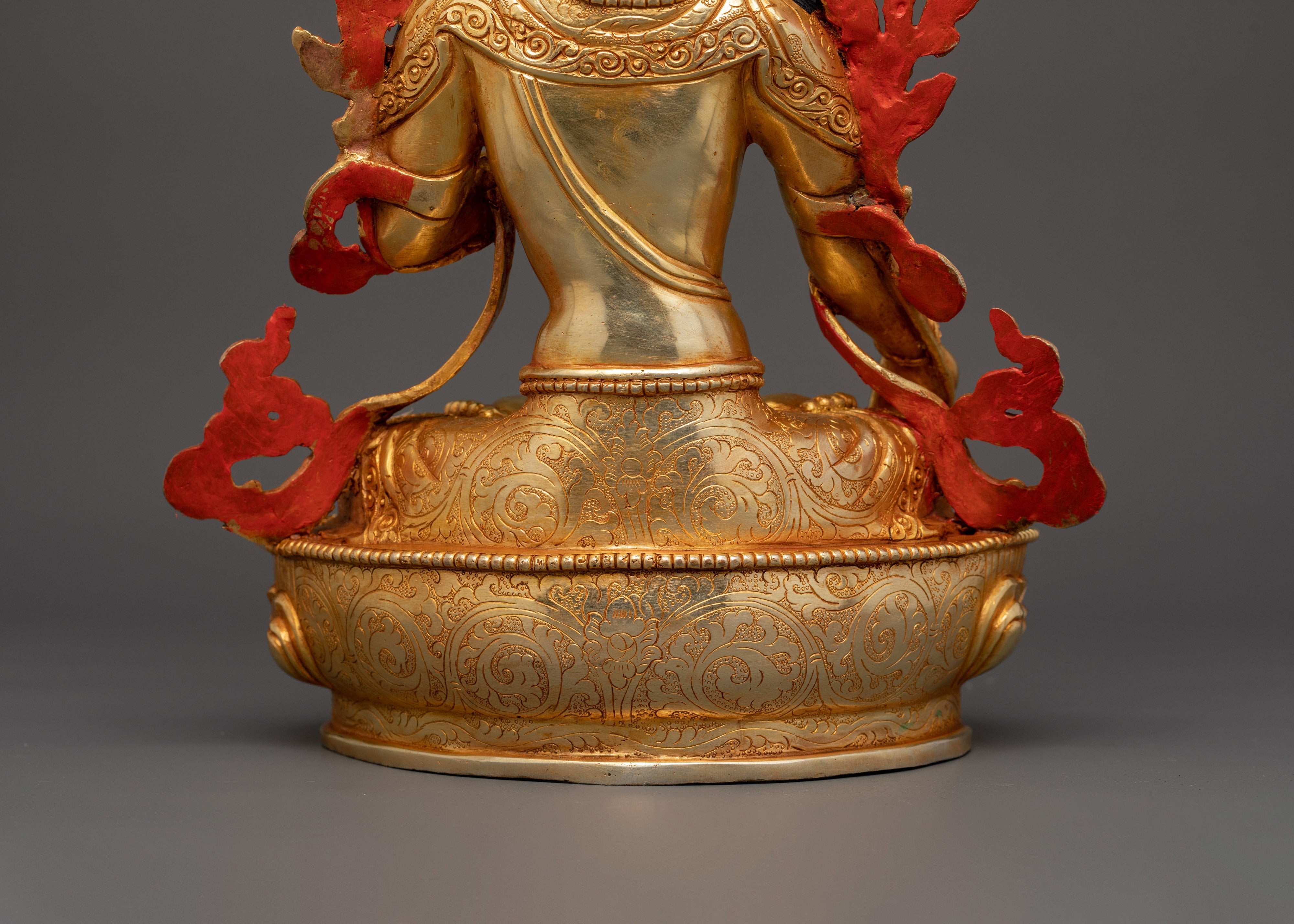 Handcrafted Copper Body White Tara Statue | Goddess of Compassion