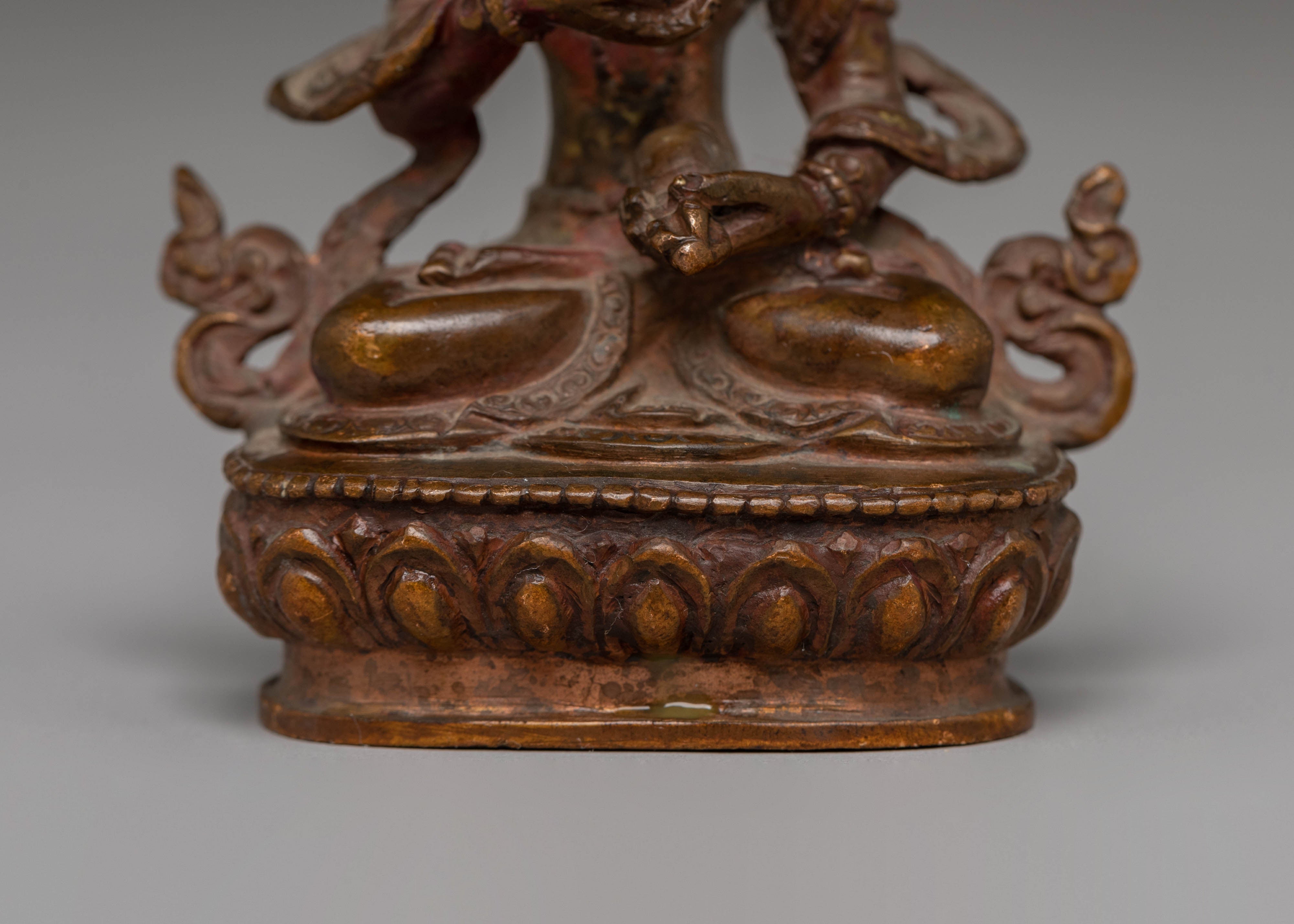 Oxidized Guru Vajrasattva Sacred Statue | Guardian of Enlightenment