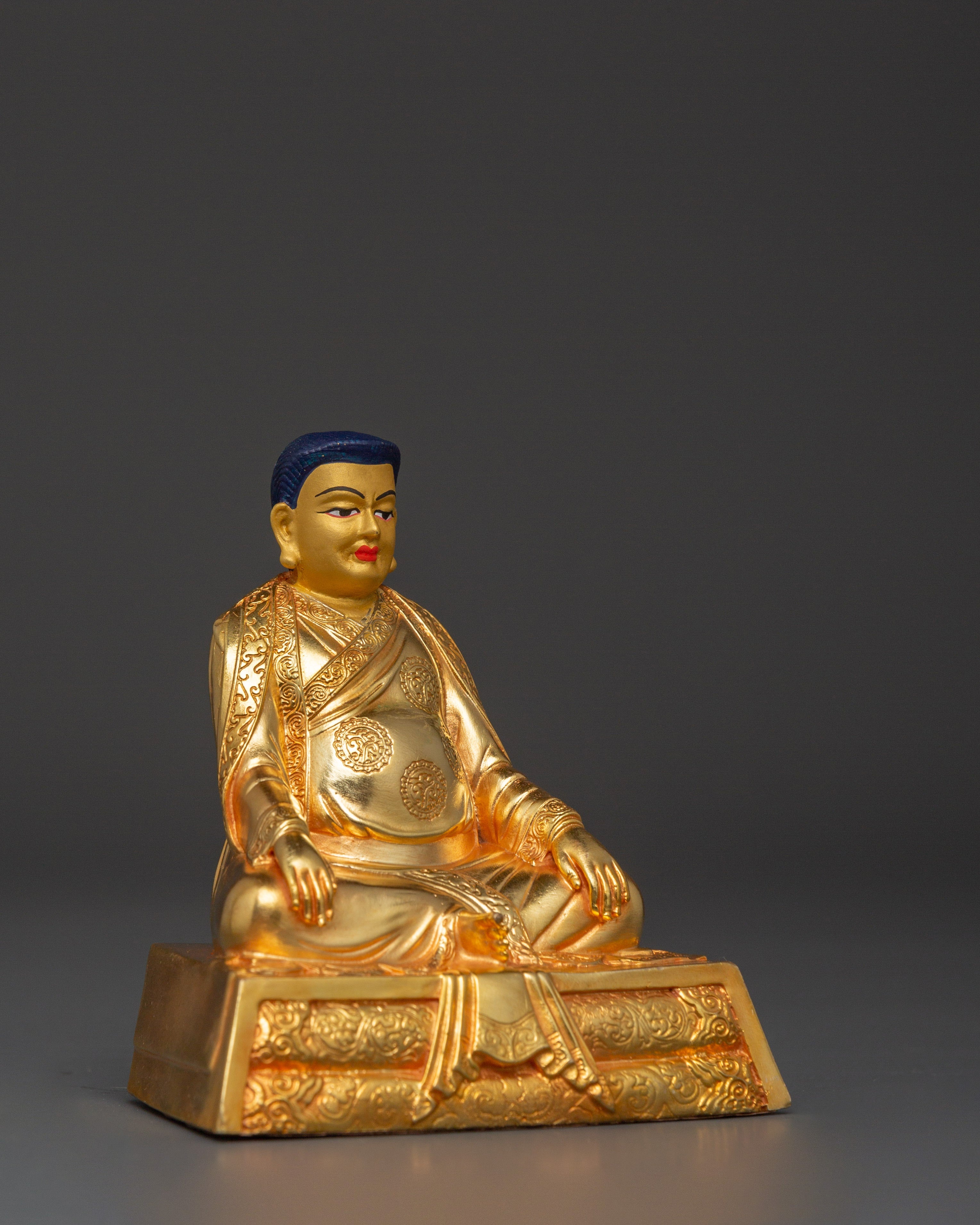 Handcrafted Tibetan Marpha Set | Marpha, Gongopa & Milarepa Statues