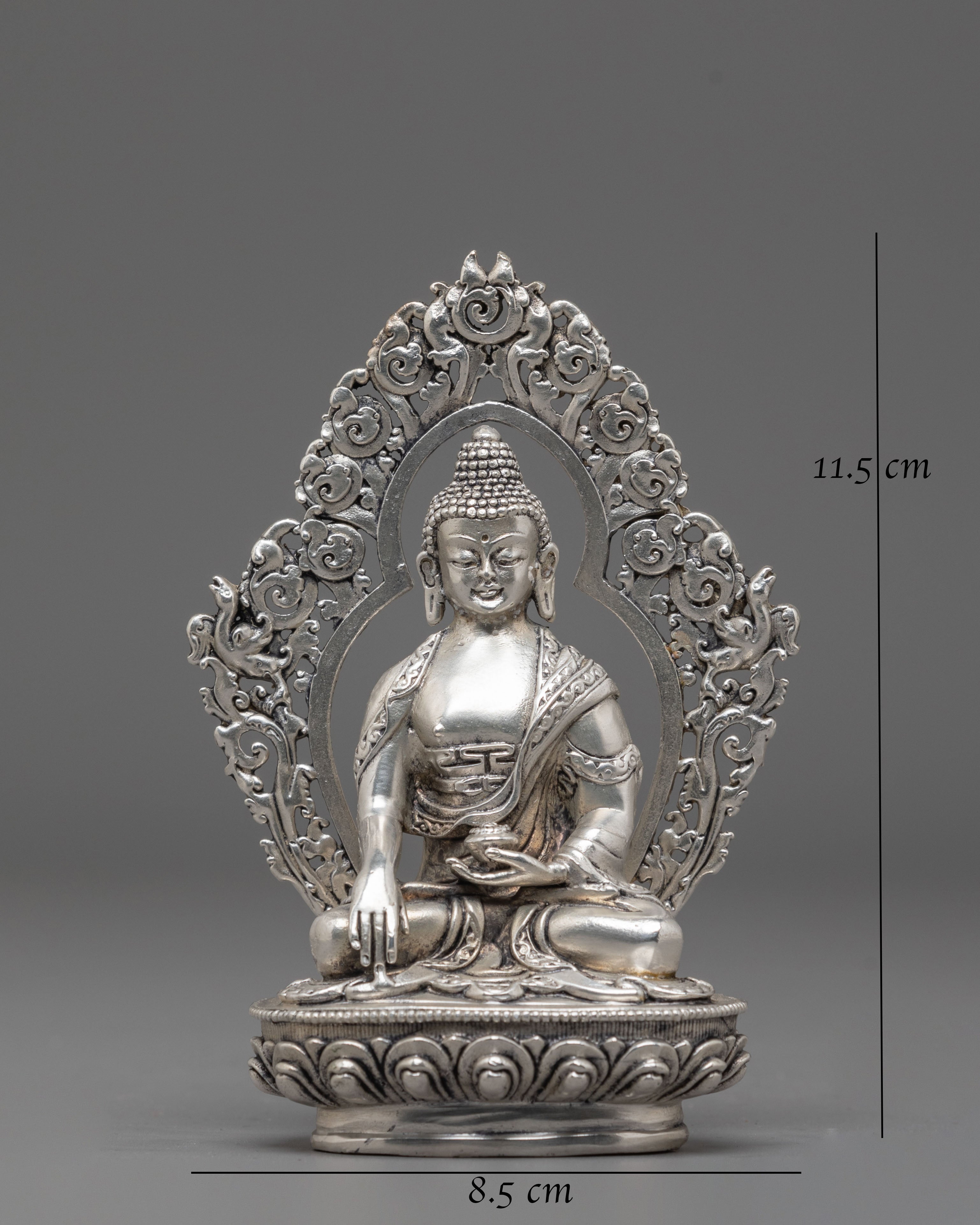 Handmade Enlightened One Shakyamuni Buddha Statue | Buddhist Meditation Decor
