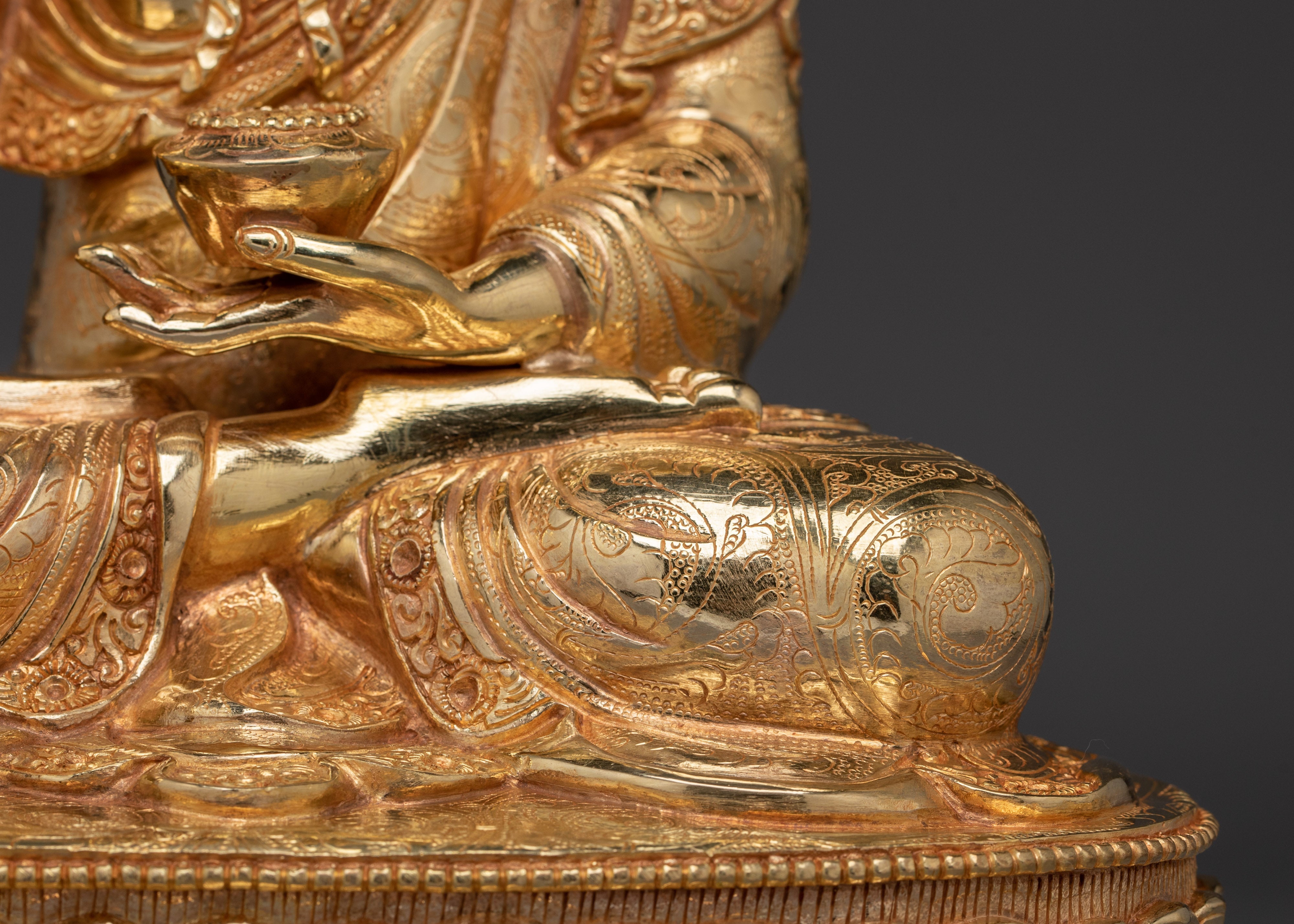 Sangay Shakyamuni The Enlightened One | Traditionally 24K Gold Gilded Statue