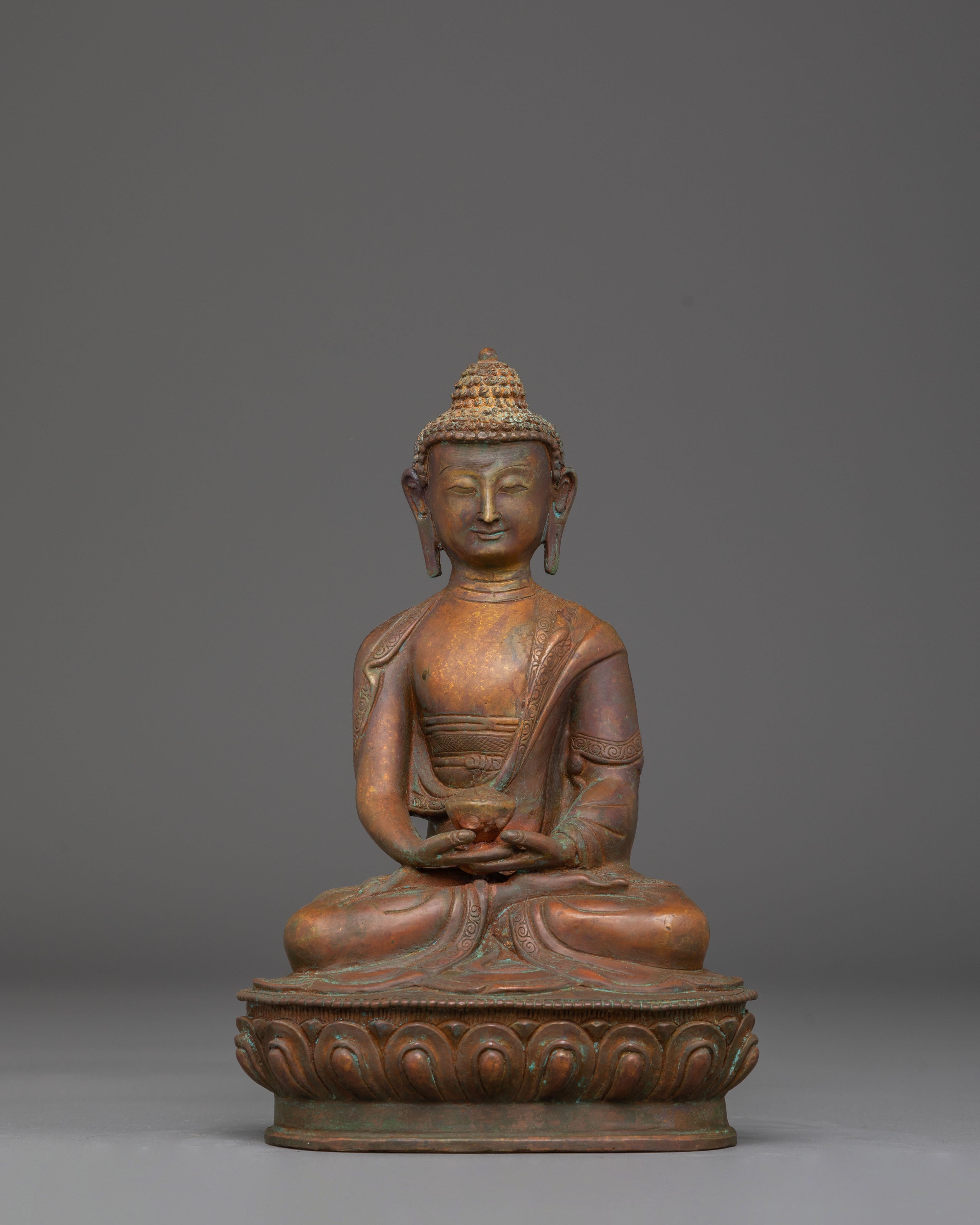 "Amitabha Buddha" Tibetan Buddha Art | Experience Serenity with our Sculpture