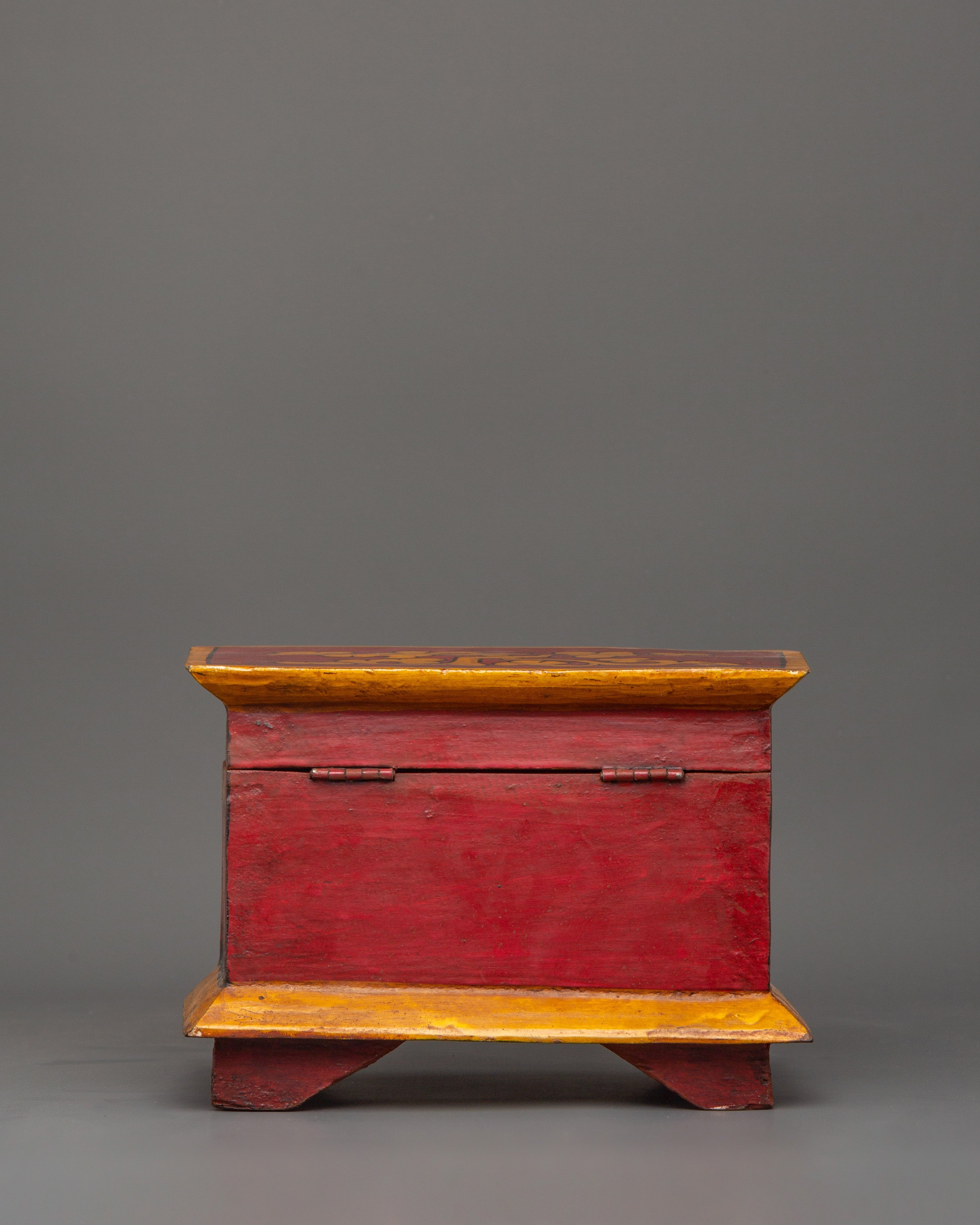 Box with Amoghasiddhi Buddha Painting | Hand-Painted Sacred Storage