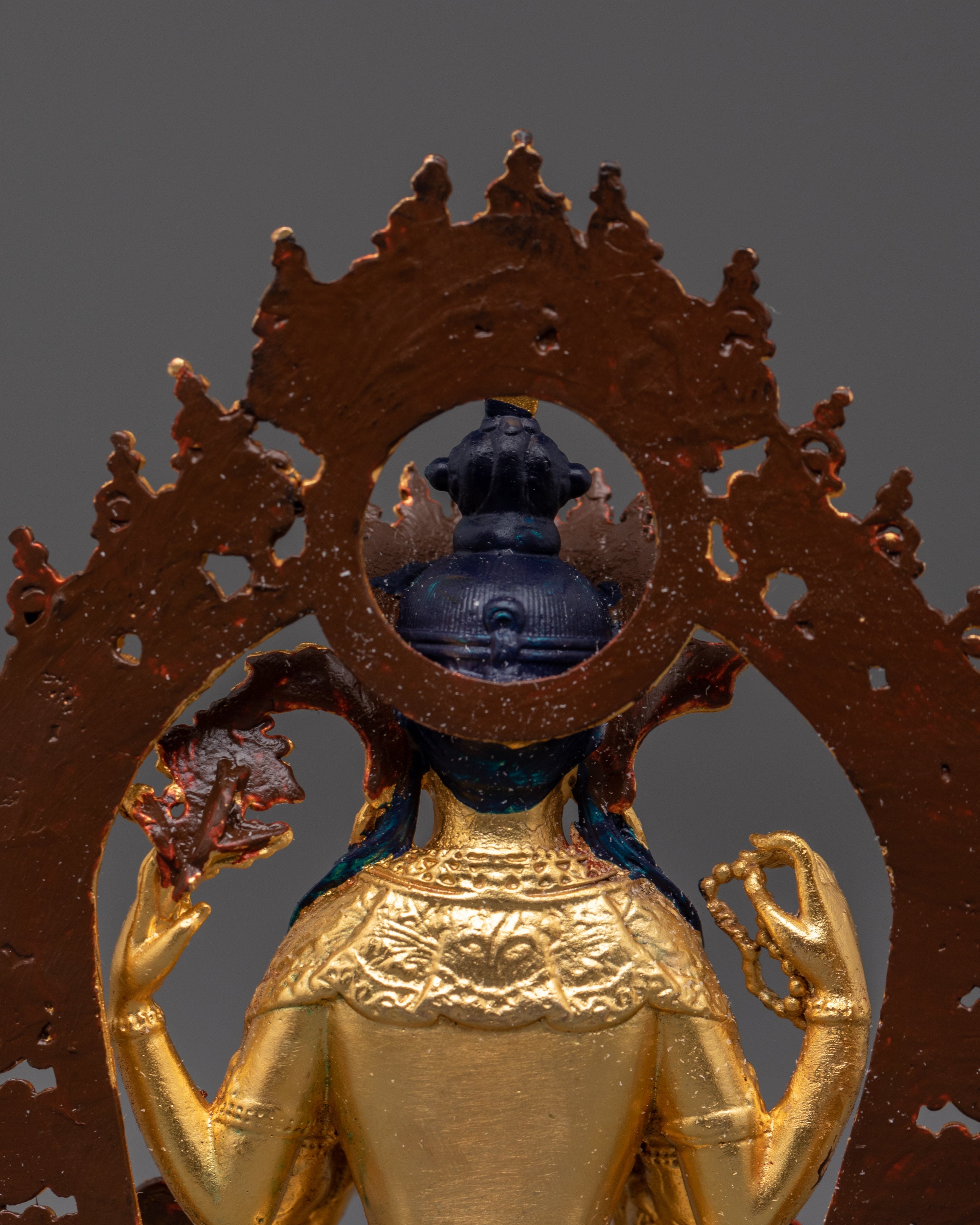 Sacred Bodhisattva Chenrezig Figurine | Symbol of Compassion & Mindfulness