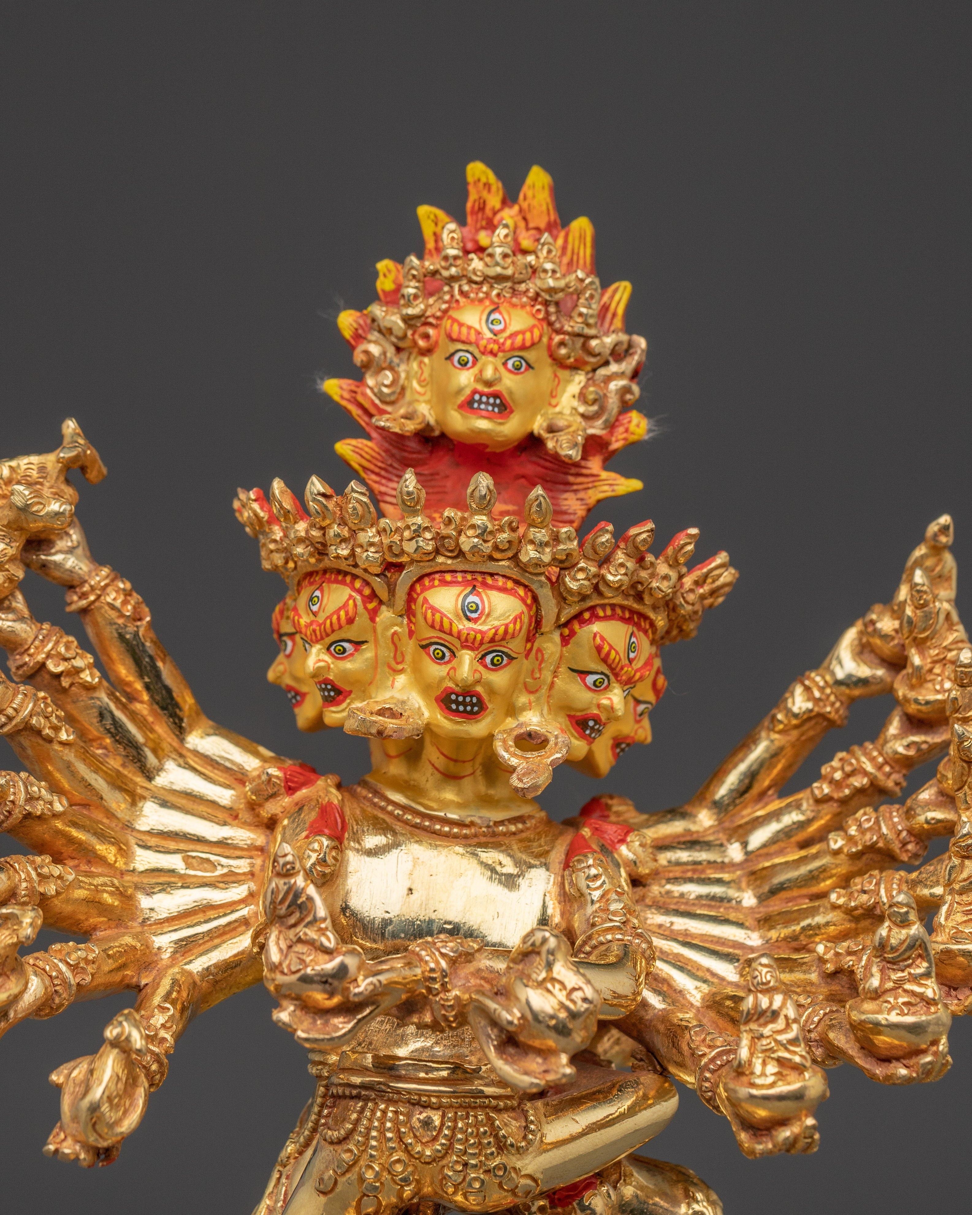Tantric Hevajra sculpture | Wrathful Deity