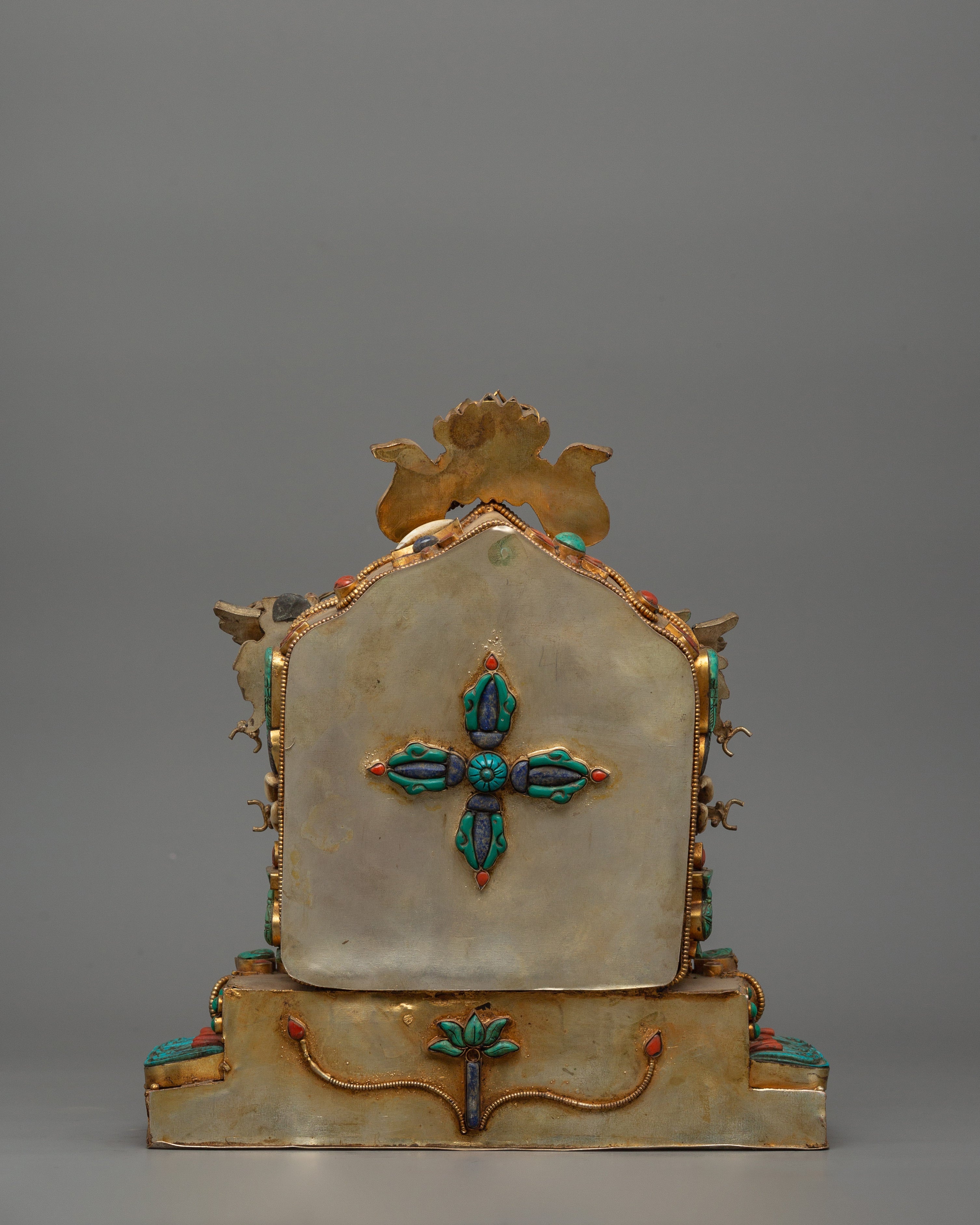 Decorative Tibetan Gau Shrine Box | Spiritual Tibetan Art