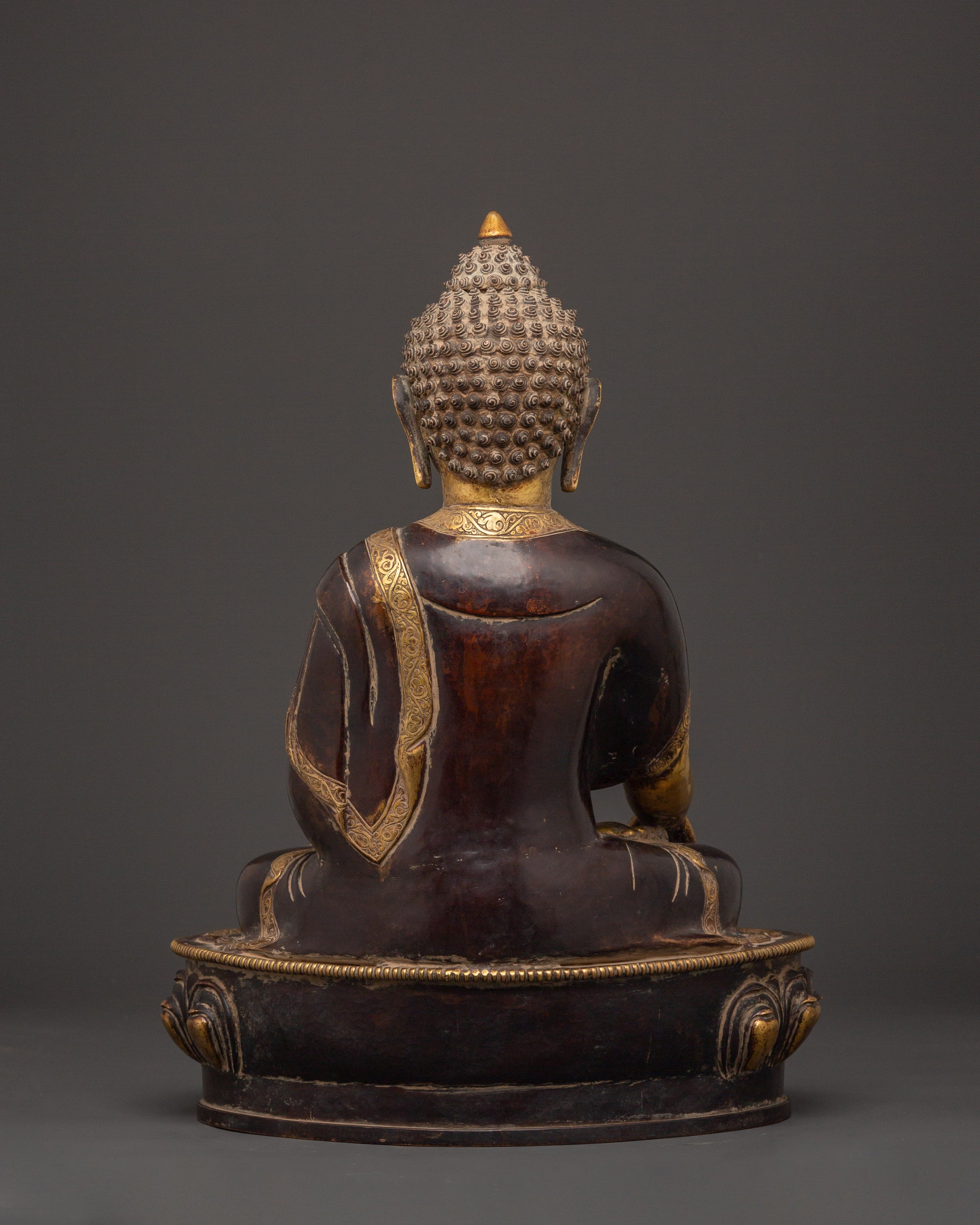 Shakyamuni Buddha Statue for Spiritual Healing and Peace | Sacred Traditional Artwork