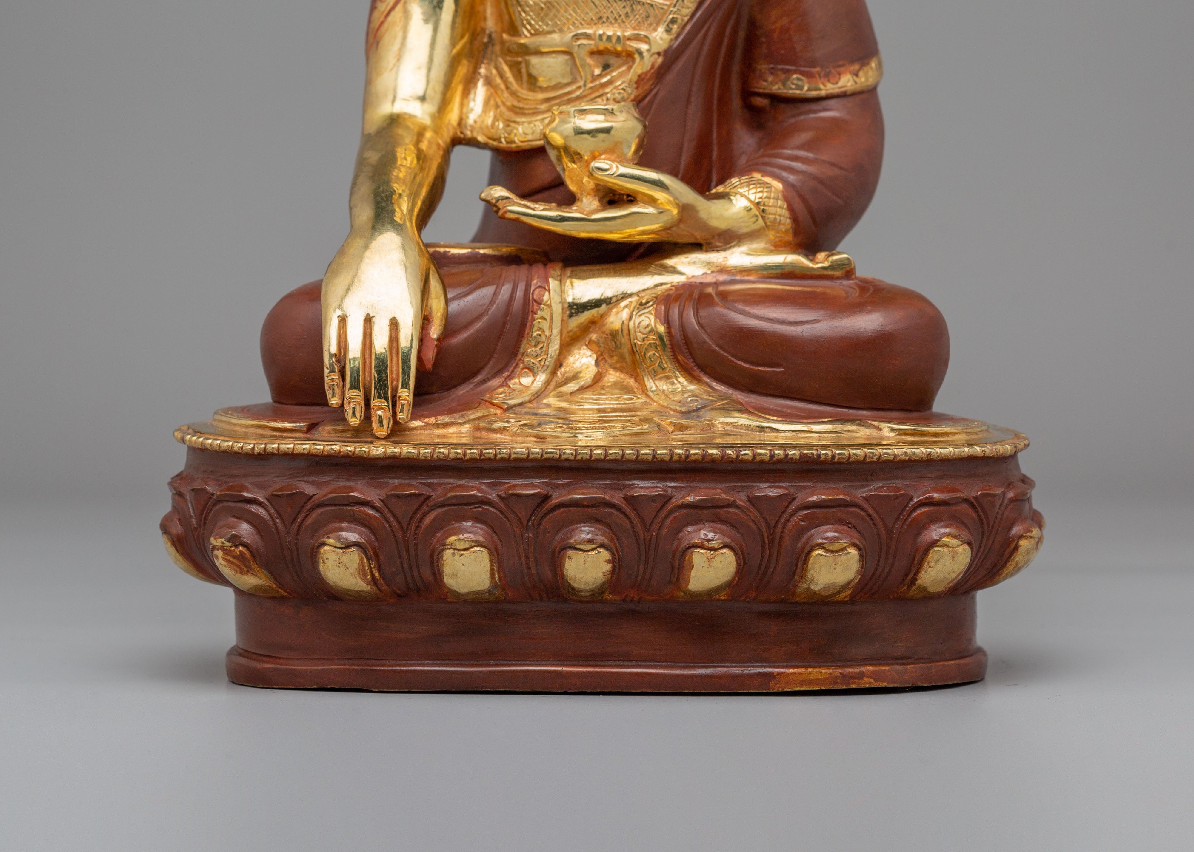 Buddha Dharma Sangha Set Statue | Tibetan Spiritual Art for Meditation and Decor