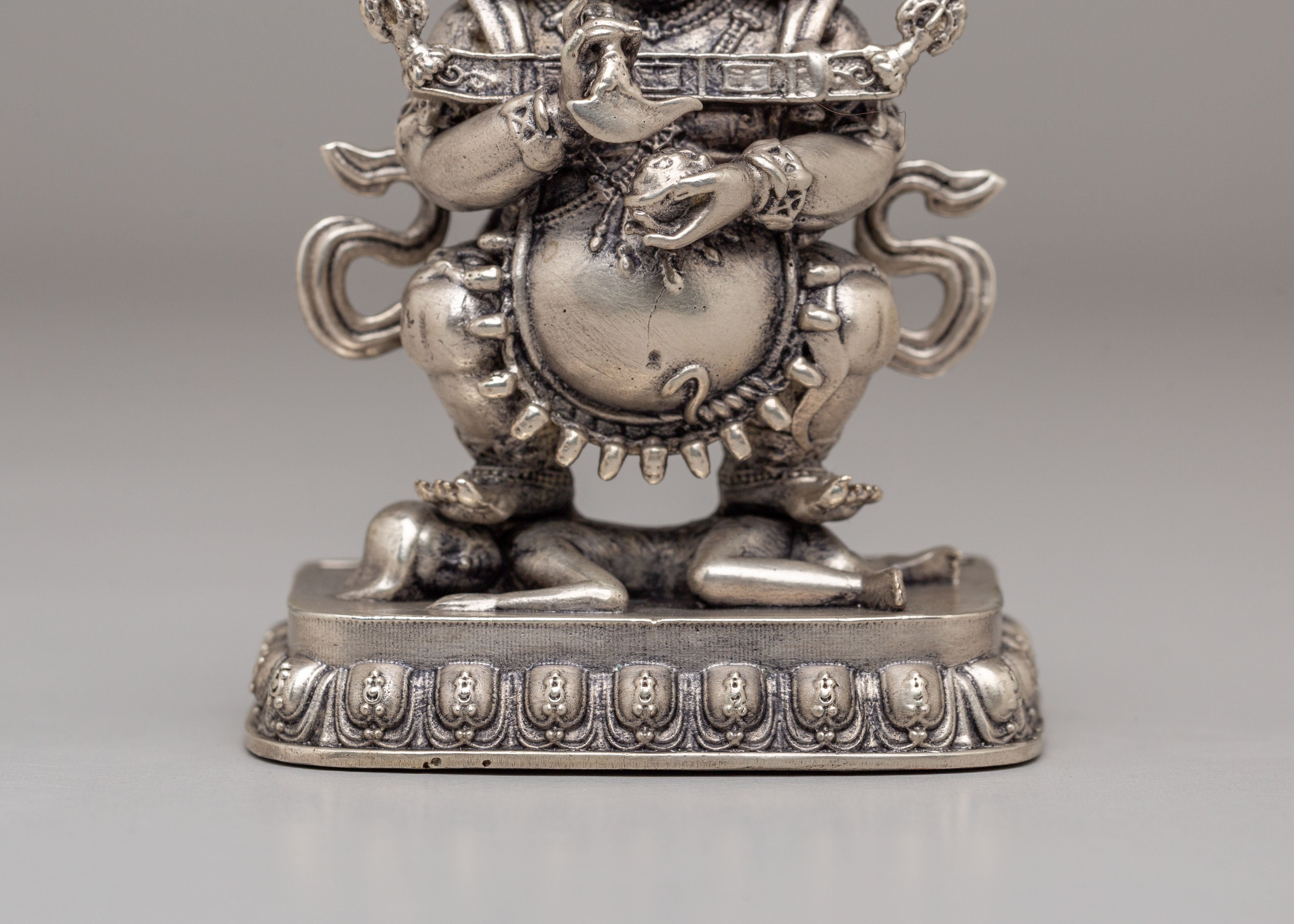 Machine-Made Sakya Mahakala Sculpture | Symbolizing Protection and Strength