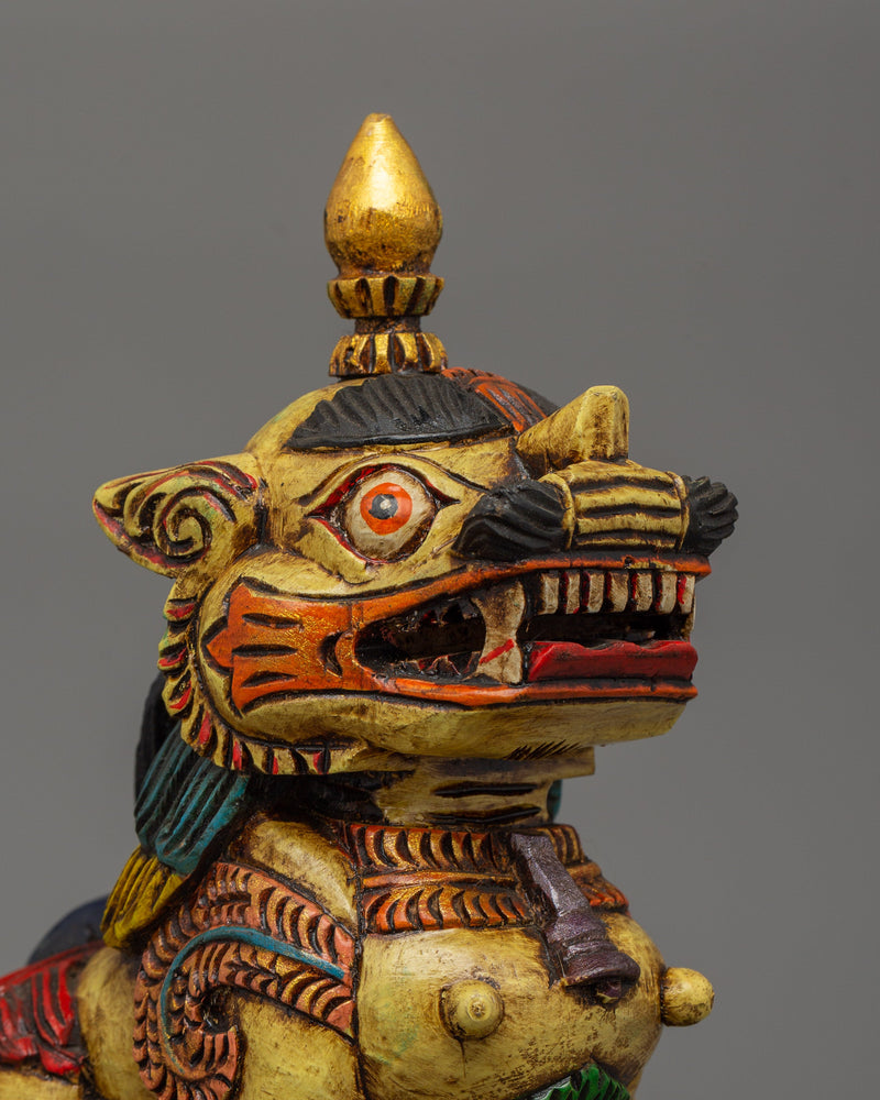 Tibetan Guardian Lion Statue Set | Spiritual Protector & Feng Shui Decor