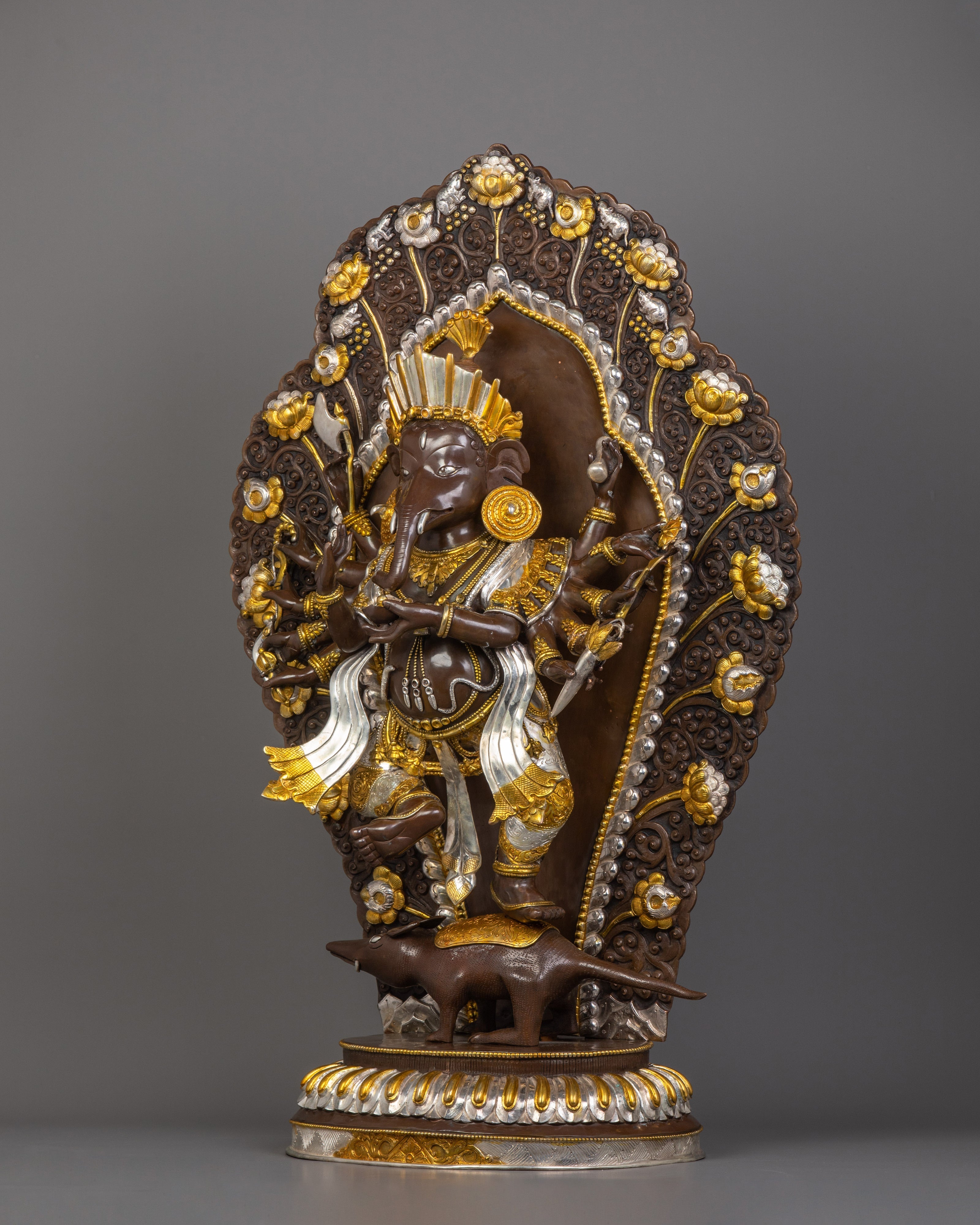 Hindu God Ganesh Statue | Sacred Zen Altar Decor Artwork