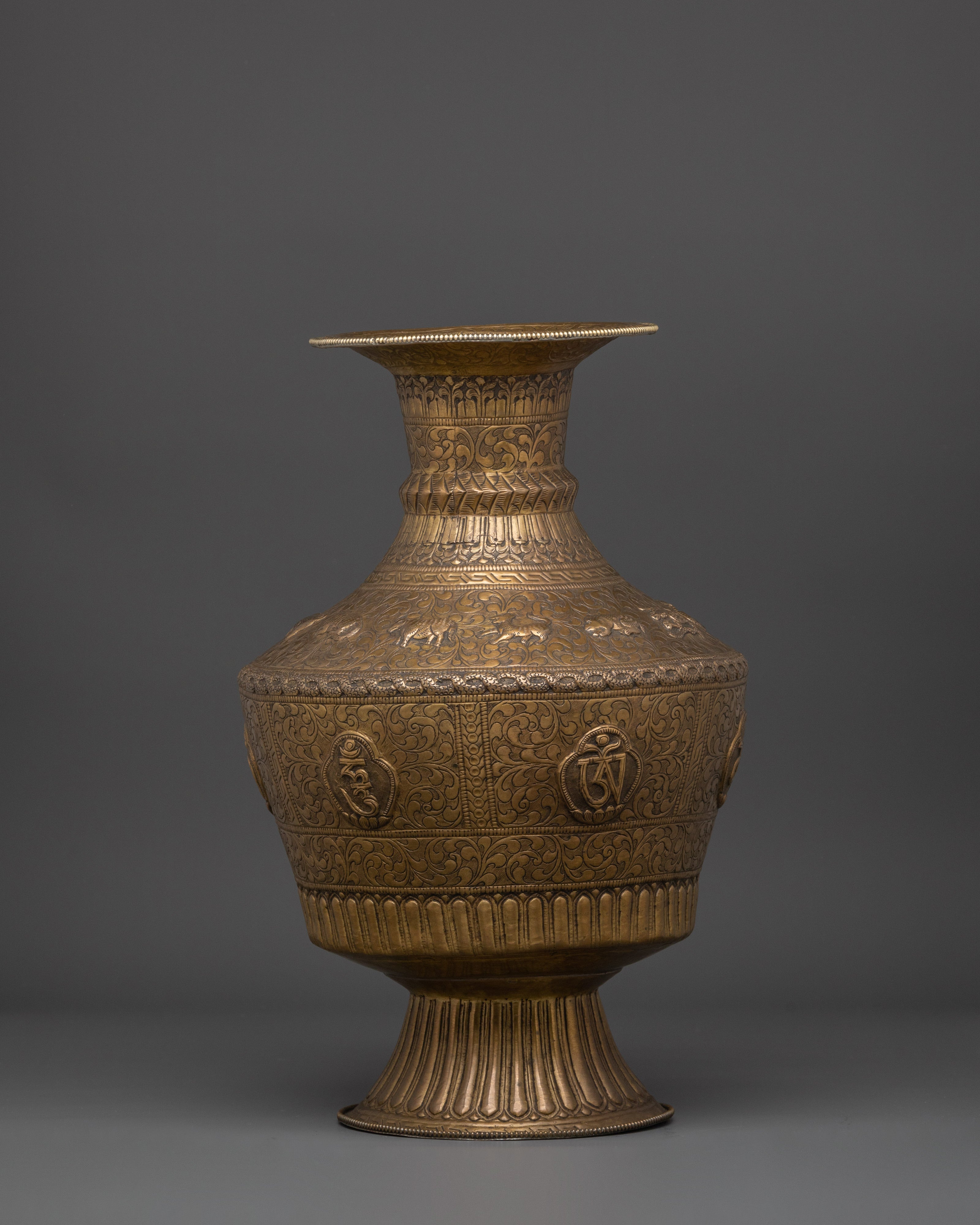 Handcrafted Decorative Flower Vase | Spiritual Tibetan Buddhist Alter