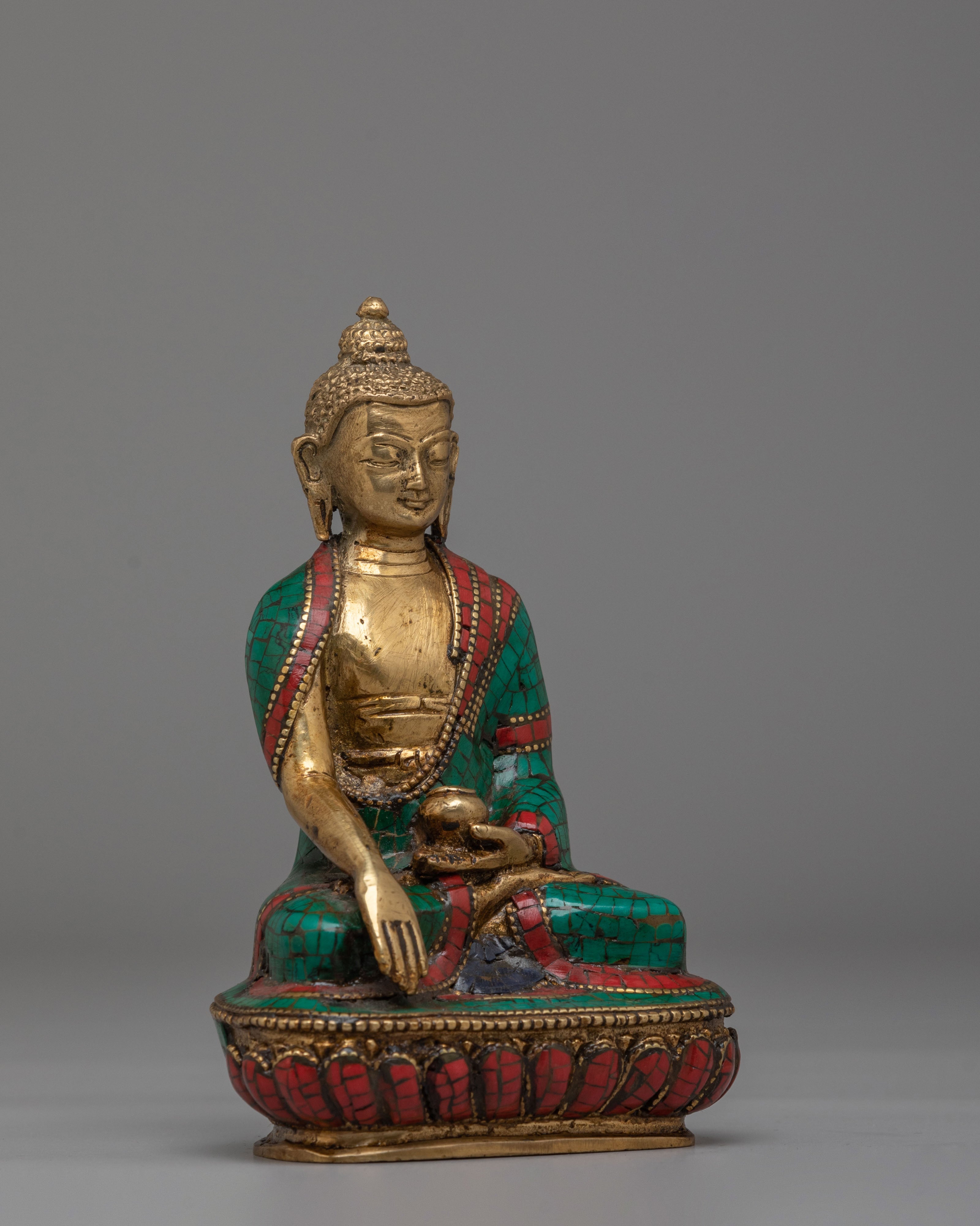 Tibetan Handmade Shakyamuni Buddha Statue | Spiritual Artwork