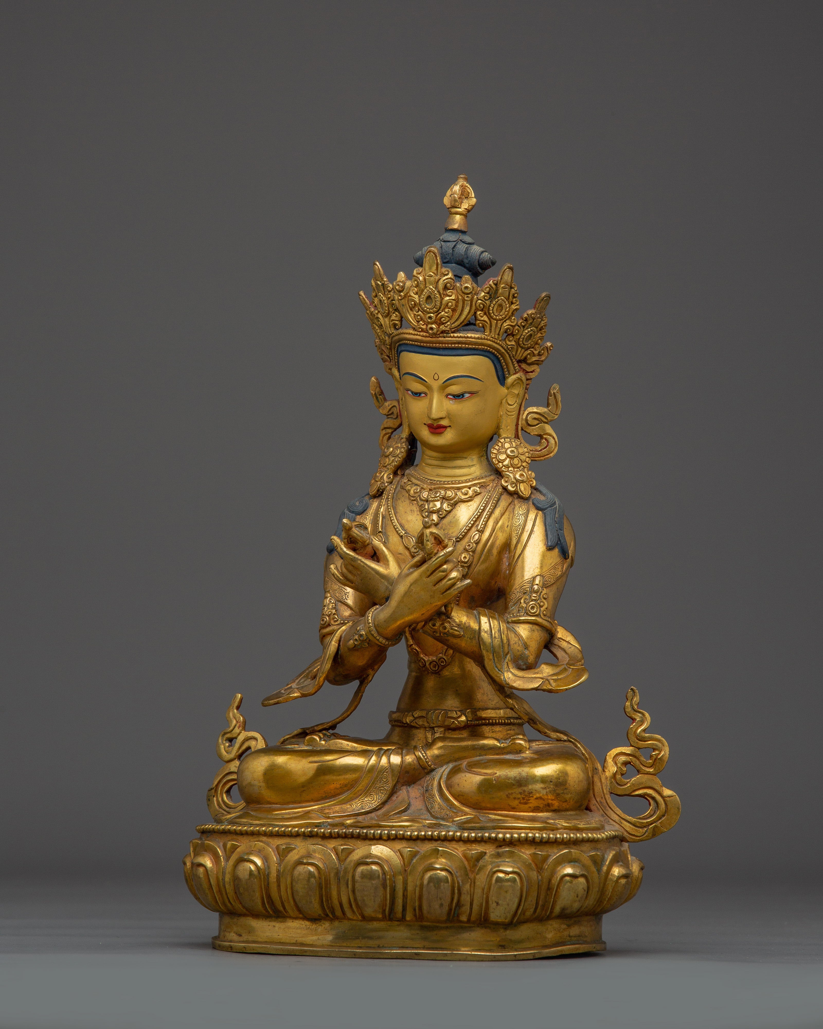 Golden Statue of Vajradhara | Primordial Buddha