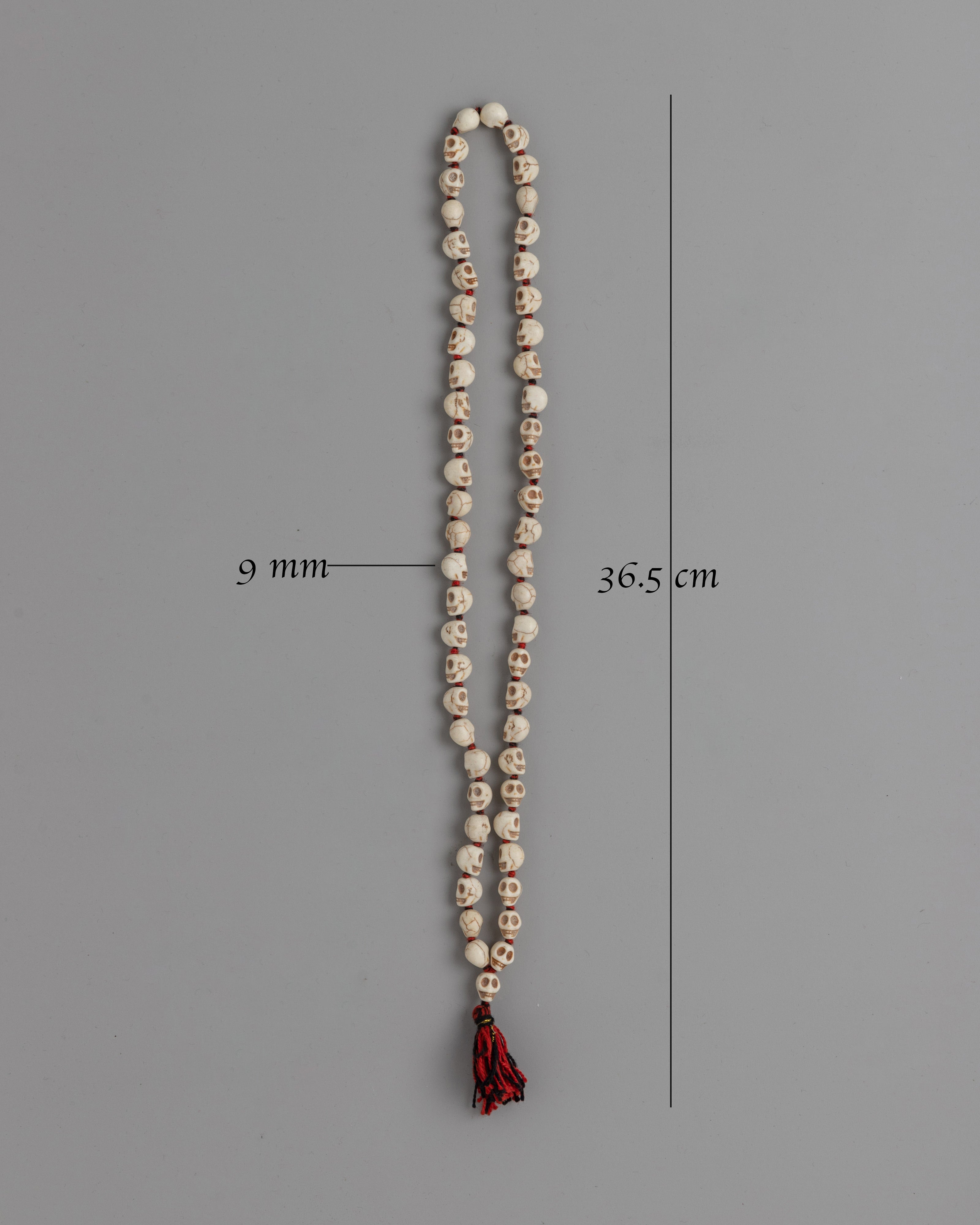 Ethically Sourced Bone Skull Mala | Prayer Beads for Spiritual Meditation