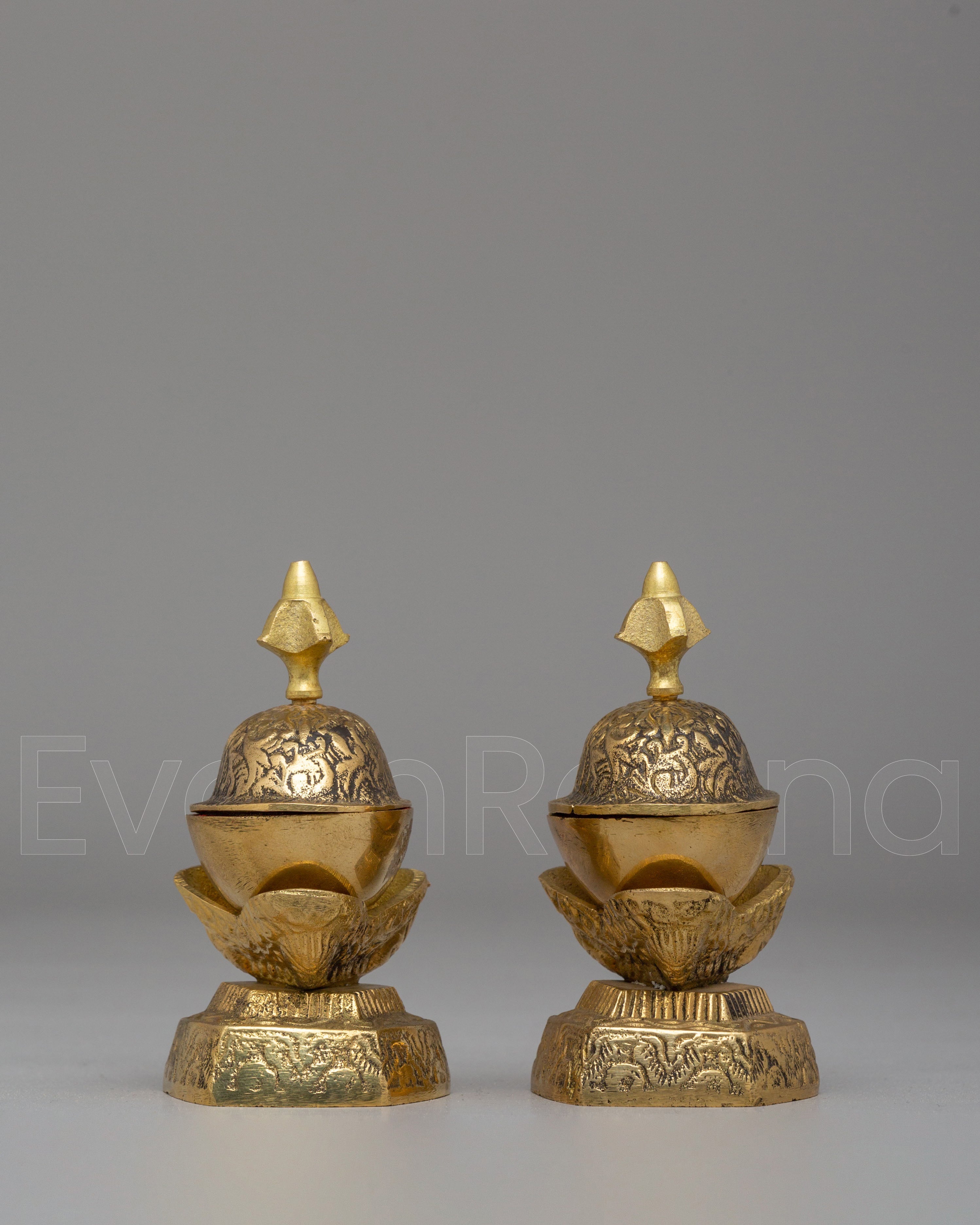 Sacred Buddhist Kapala Set for Altar