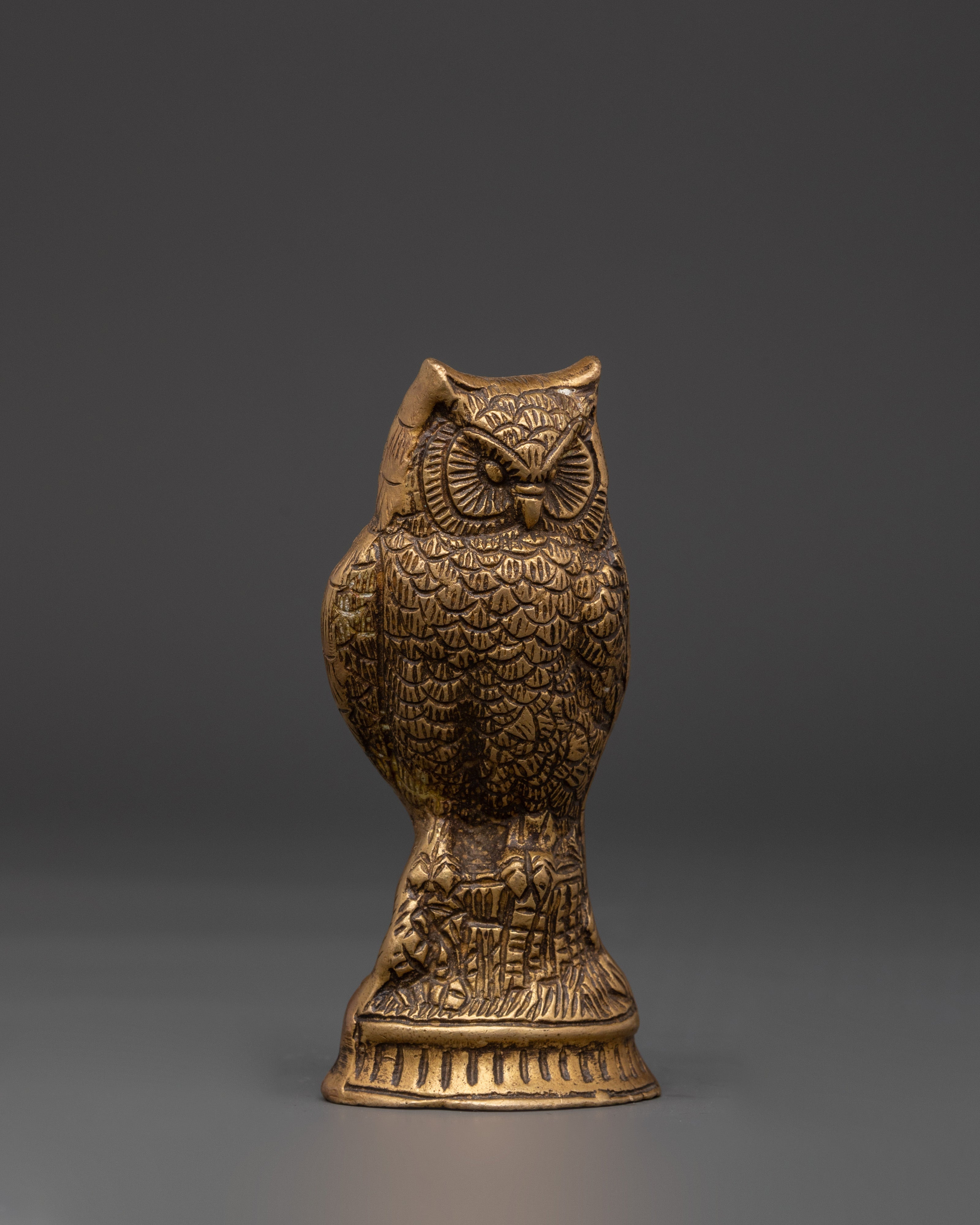 Decorative Owl Figurine | Spiritual Symbol & Good Luck Accent Piece