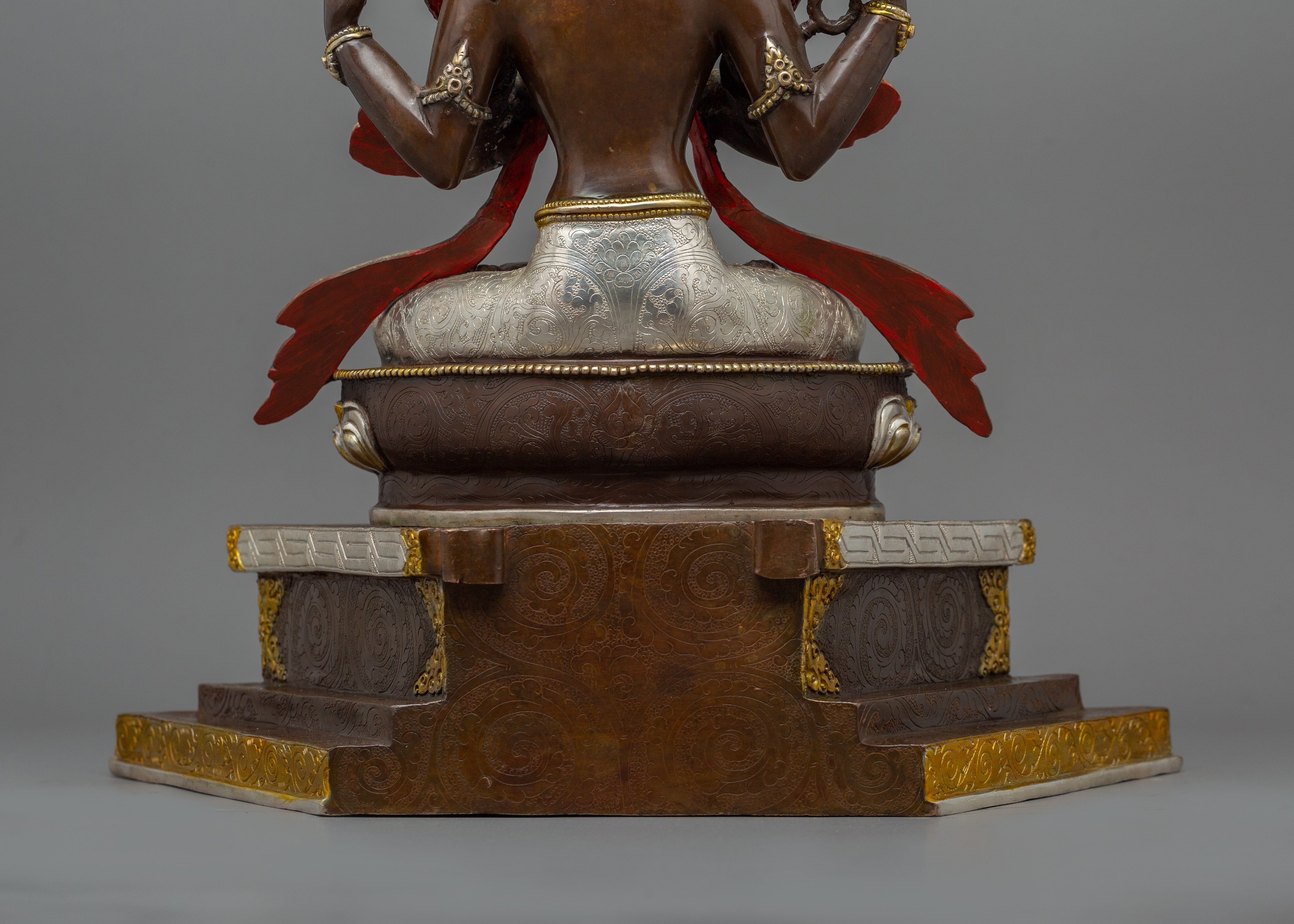 Chenrezig with Beautiful Halo Statue | The Bodhisattva of Infinite Compassion