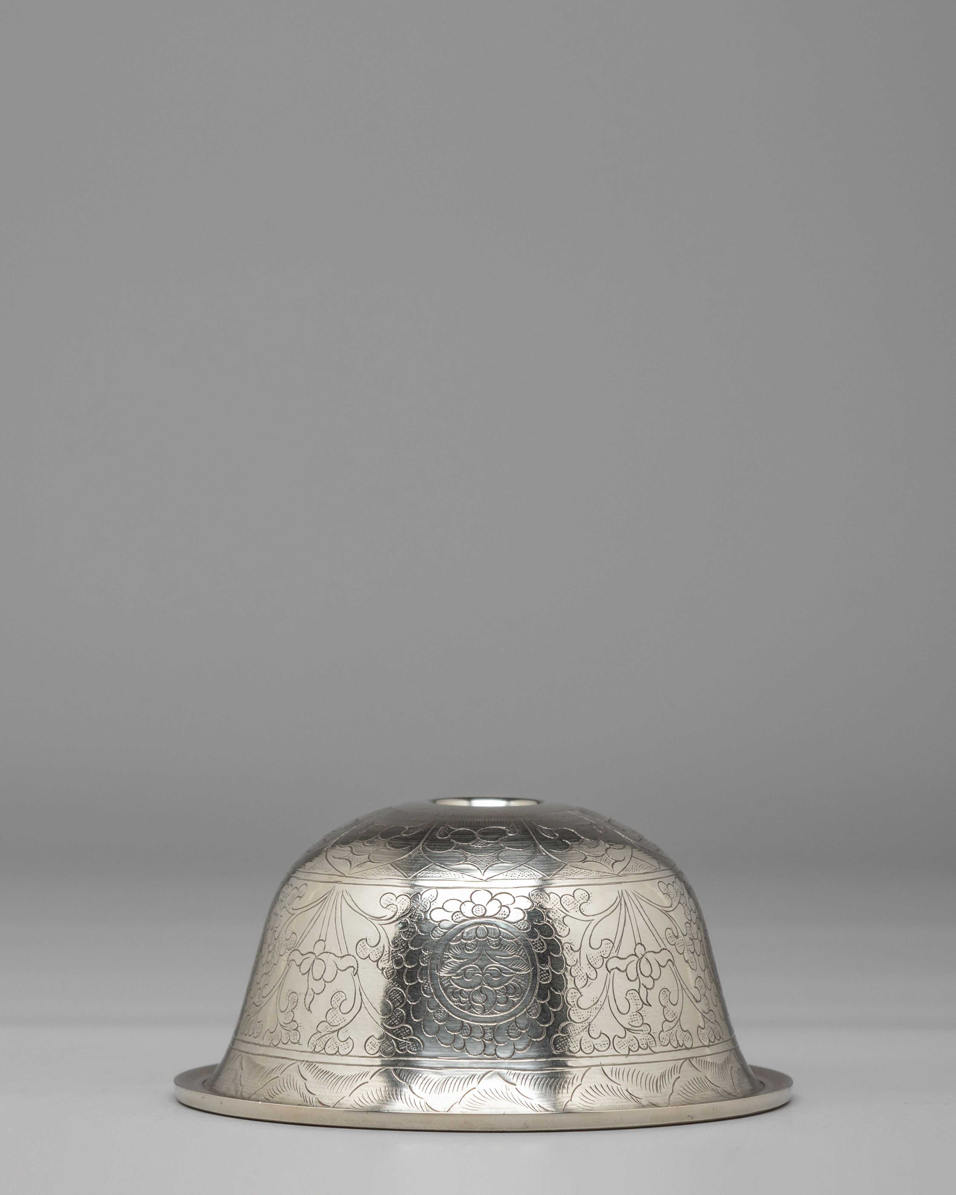 Sacred Ceremonial Offering Bowl Set | Traditional Buddhist Bowls