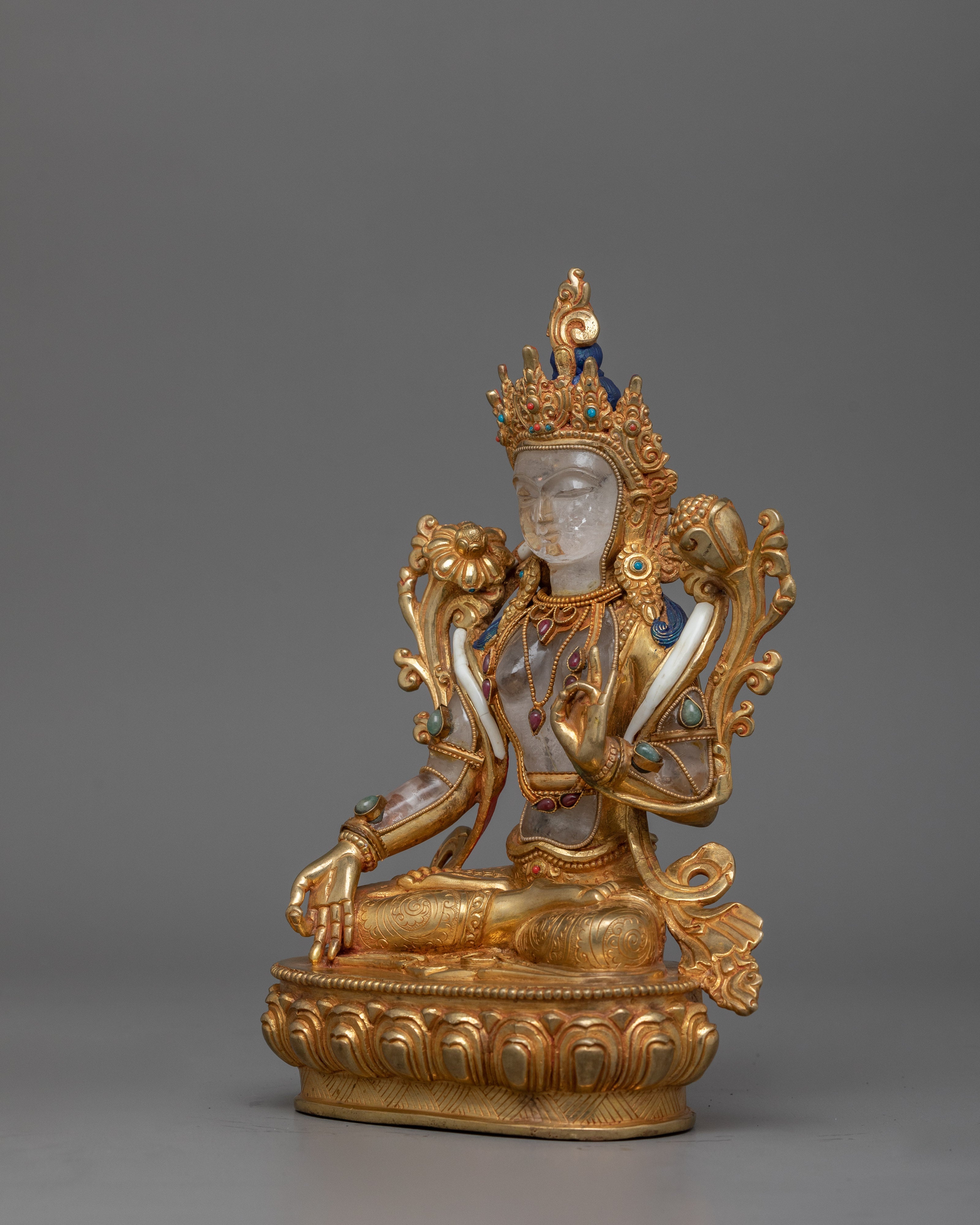 Handcrafted Sacred Sculpture of Sita Tara | Goddess of Compassion, and Protection