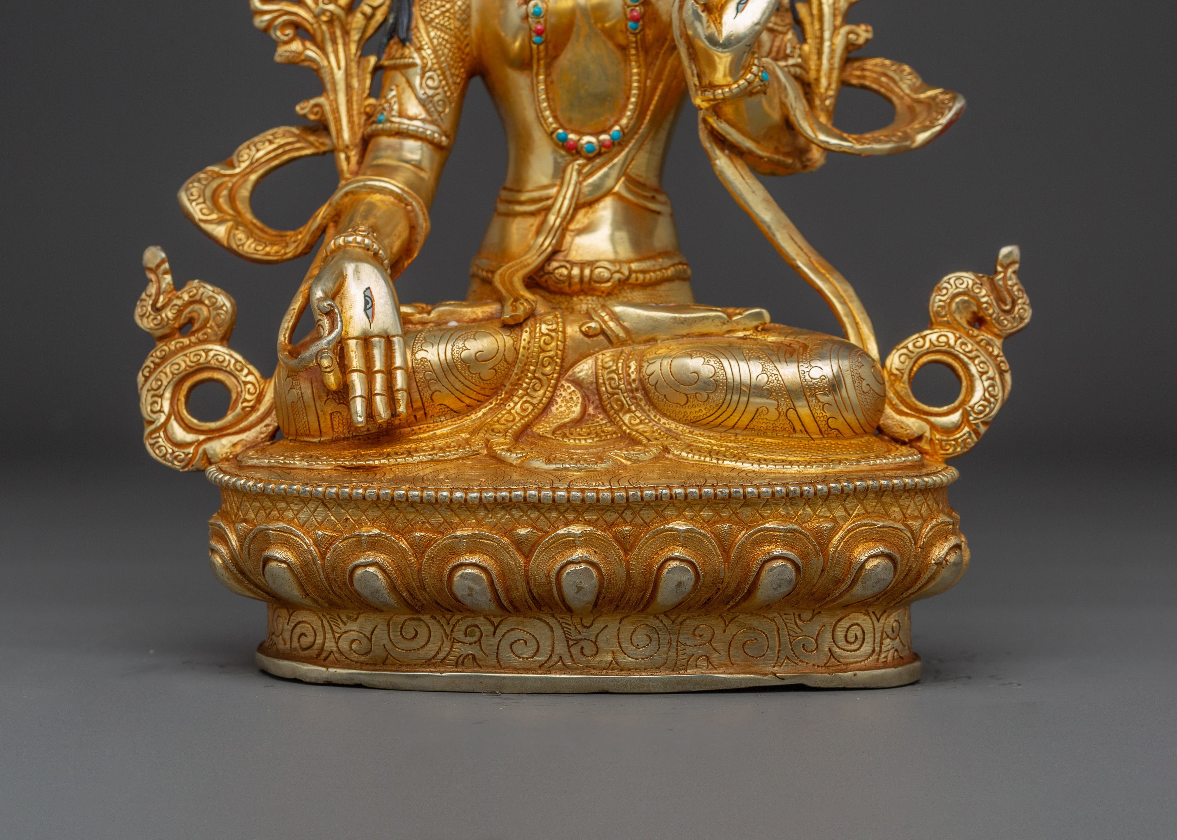 SIta Tara Tibetan Deity Statue | White Tara - Healing Deity
