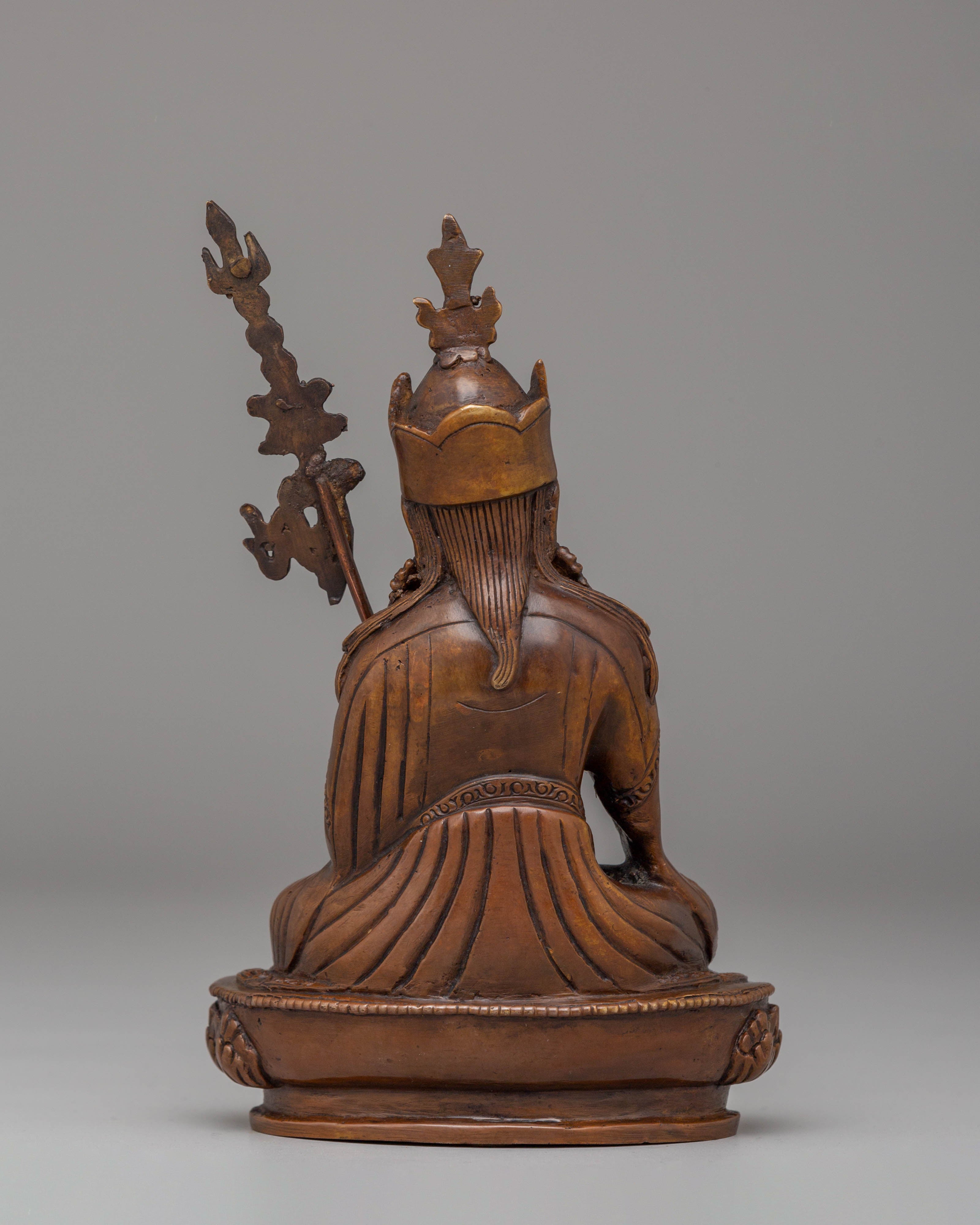 Handcrafted Tibetan Guru Tsokye Dorje Statue | Tibetan Deity Sculpture