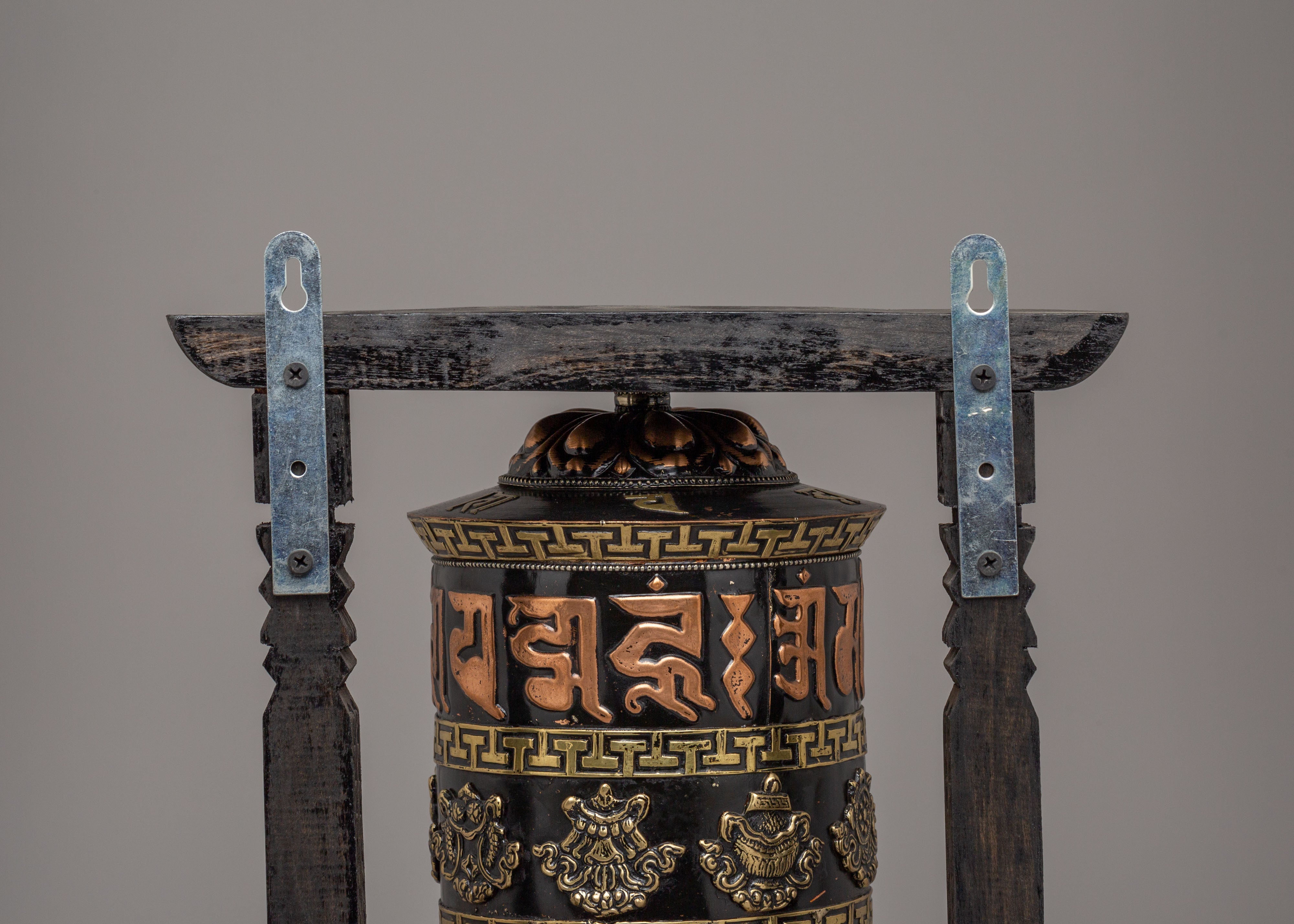 Sacred Ritual Prayer Wheel | Handcrafted Tibetan Mantra Spinner for Meditation